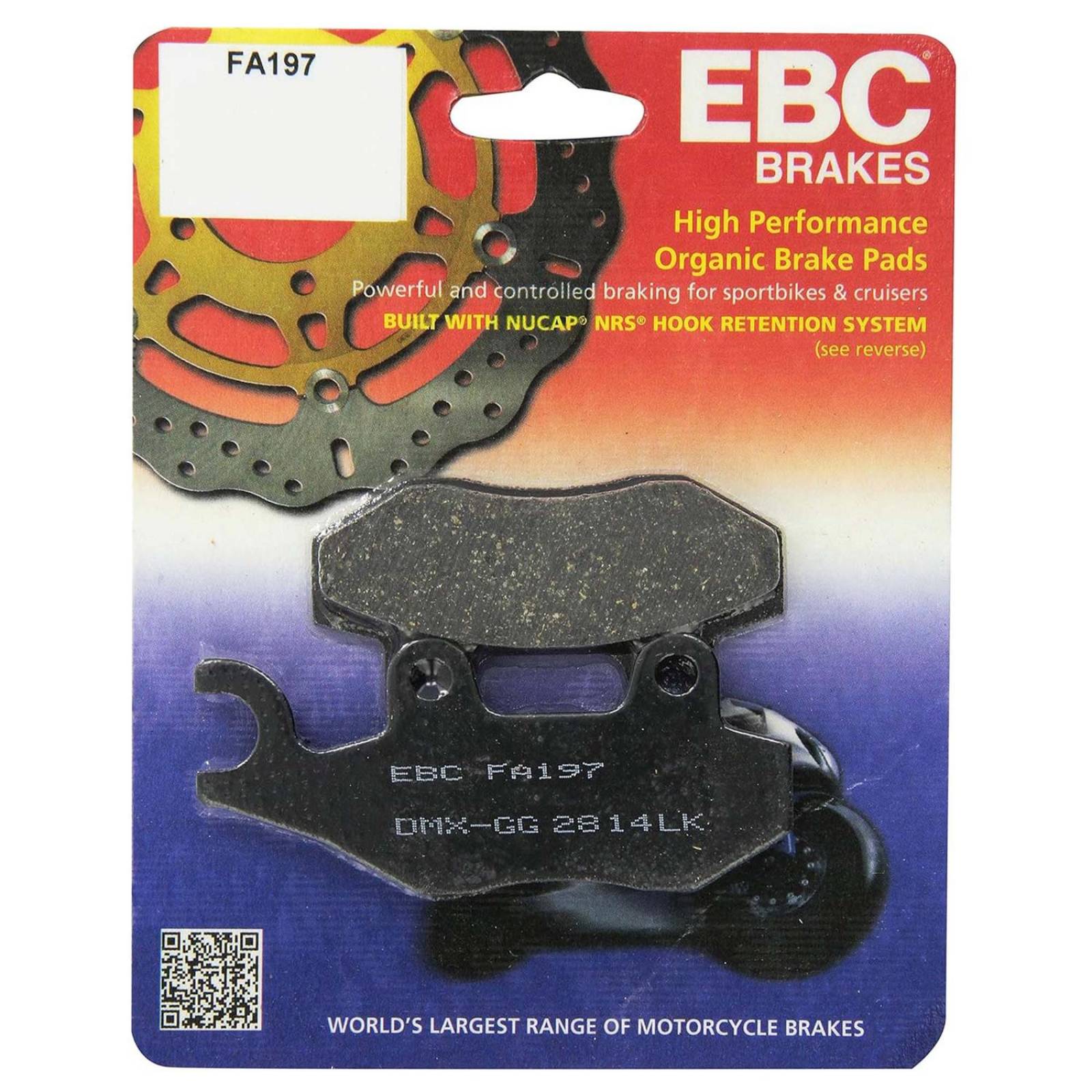 Balata para motocicleta FA197 EBC 