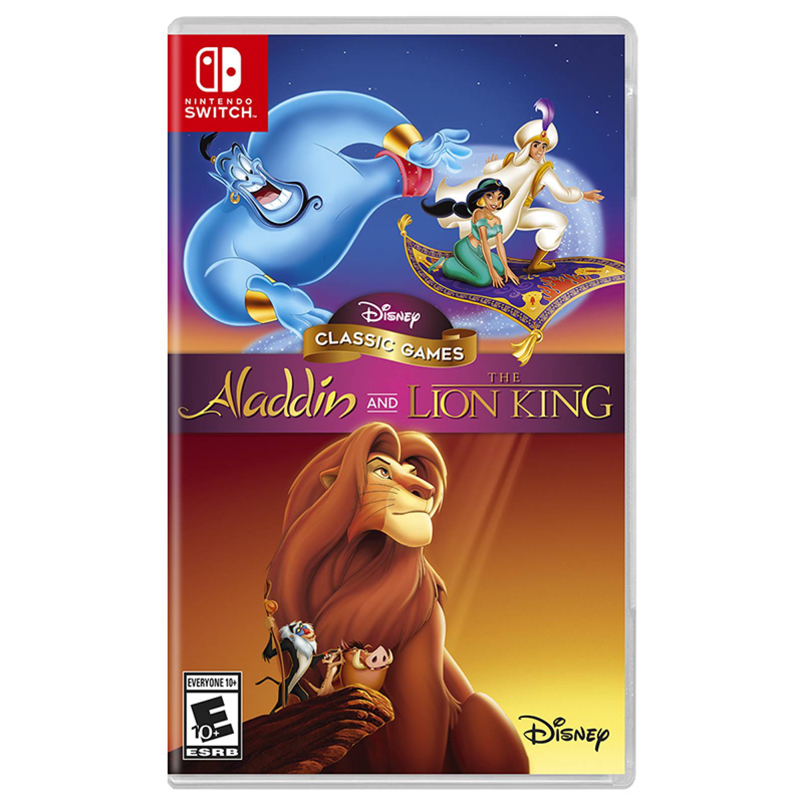 Disney Classic Games Aladdin and Lion King  Nintendo Switch