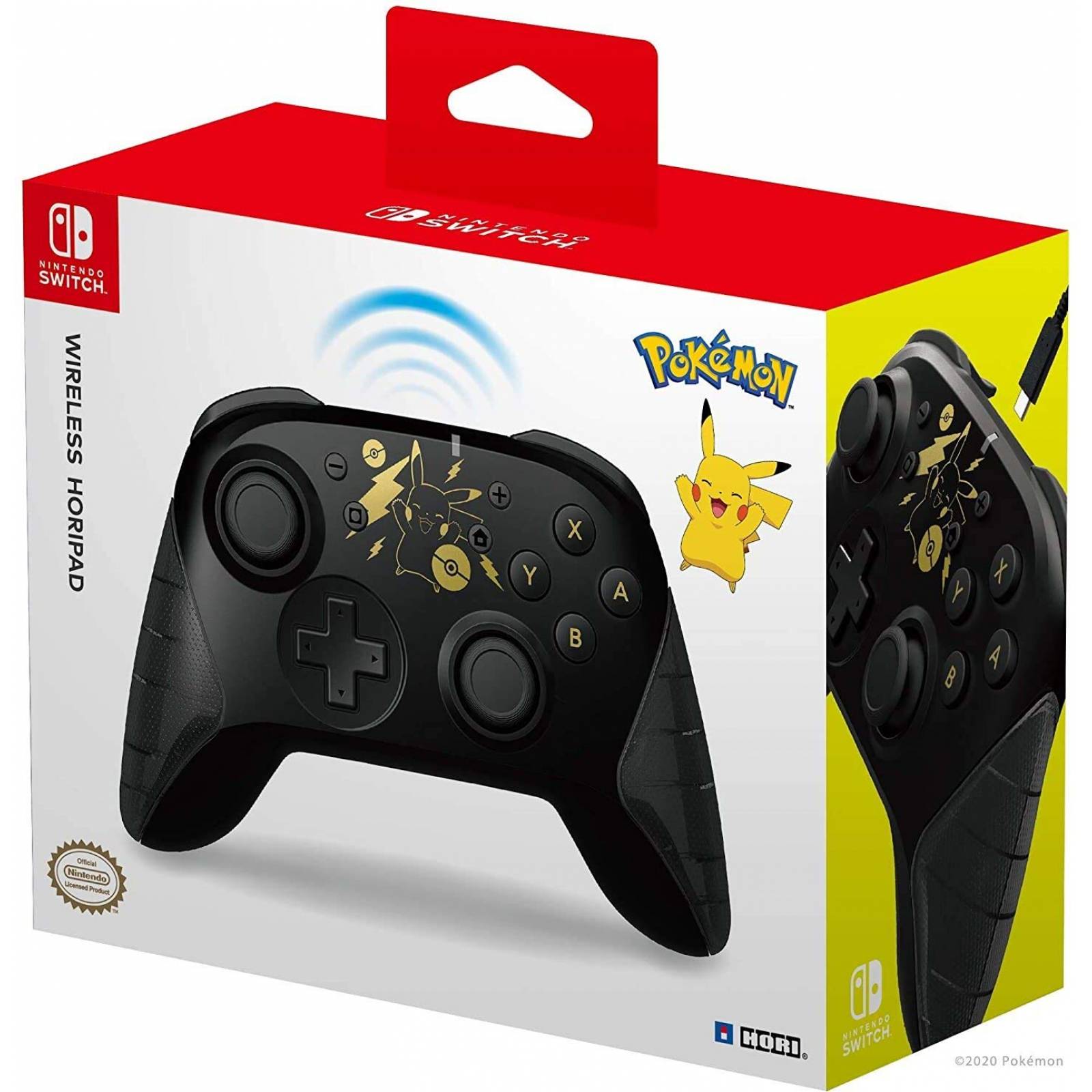 Control Inalambrico Black & Gold Pikachu HORI - Nintendo Switch