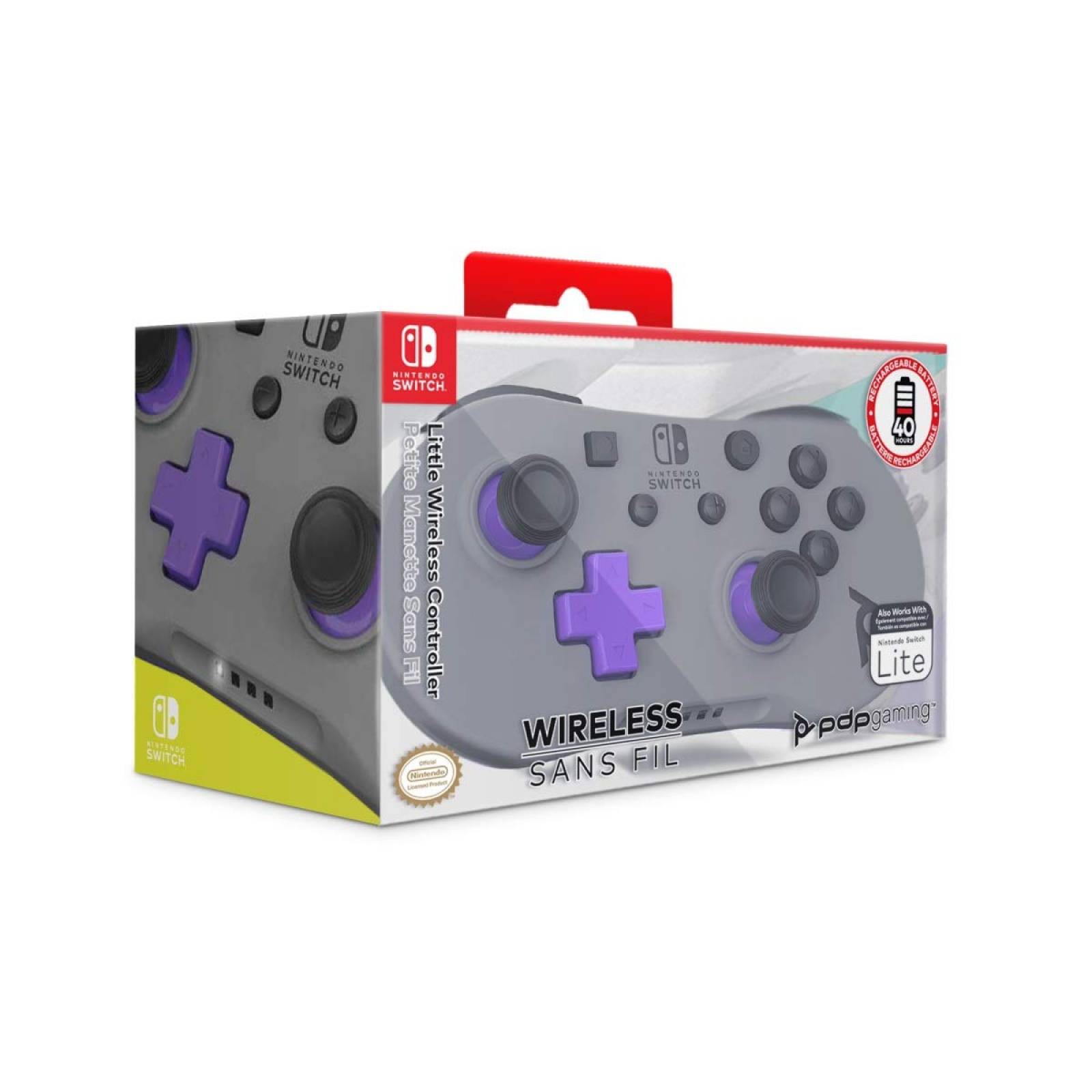 Control Inalambrico Gris / Morado - Nintendo Switch