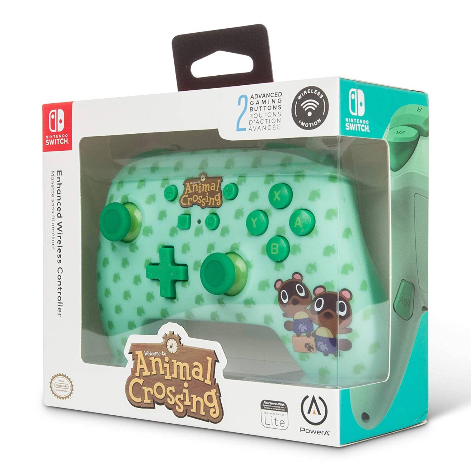 Control Inalambrico Animal Crossing Timy Tomy PowerA - Nintendo Switch