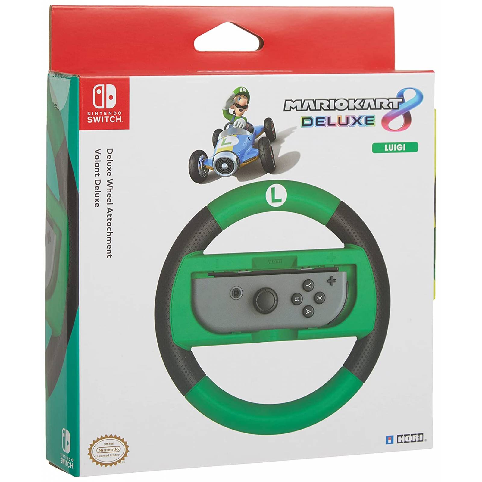 Rueda Mario Kart 8 Deluxe Version Luigi HORI - Nintendo Switch