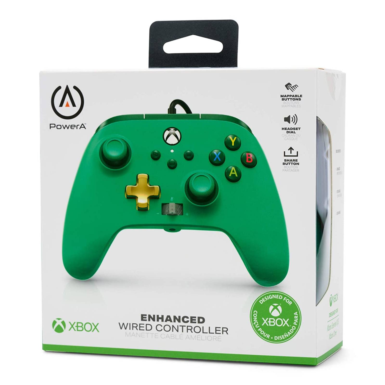 Control Alambrico Power A Xbox Series - Verde