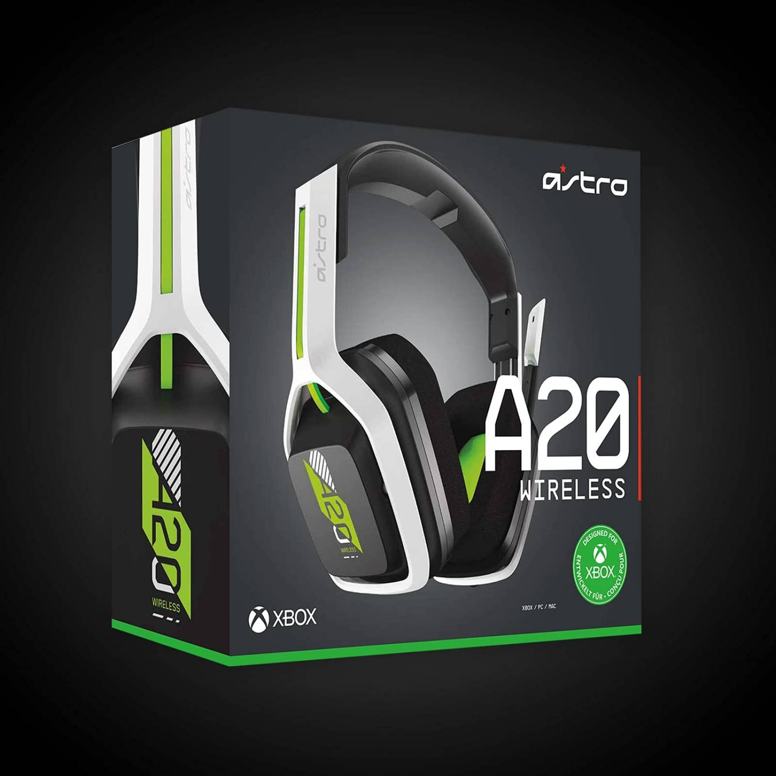 Audifonos Astro A20 Gen 2 Xbox Series - Blanco/Verde