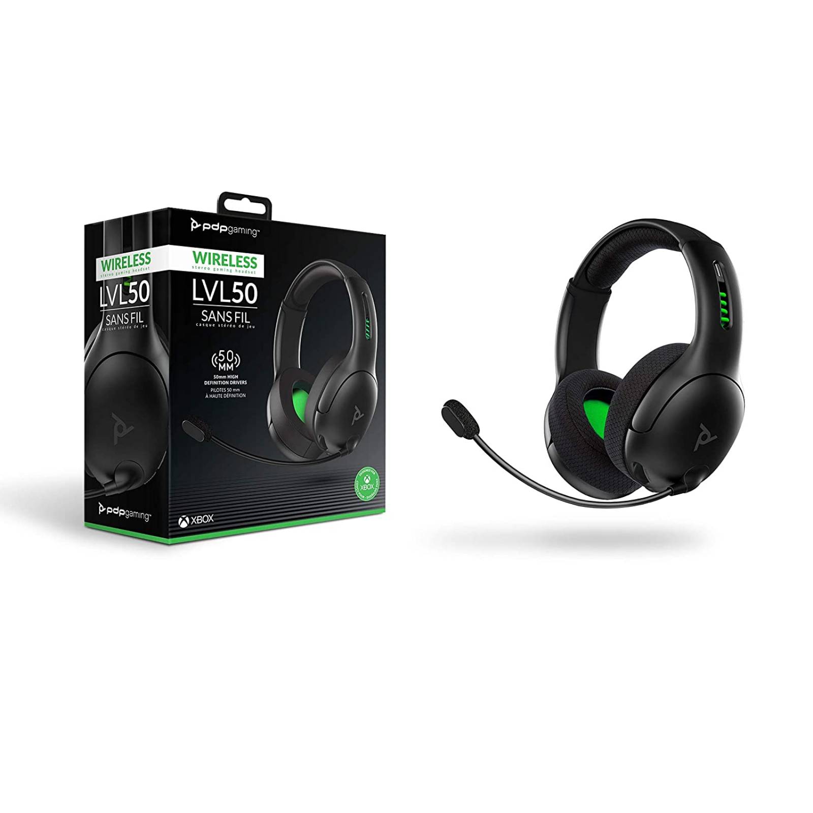 Audifonos Inalambricos PDP Gaming LVL50 Xbox One - Negro