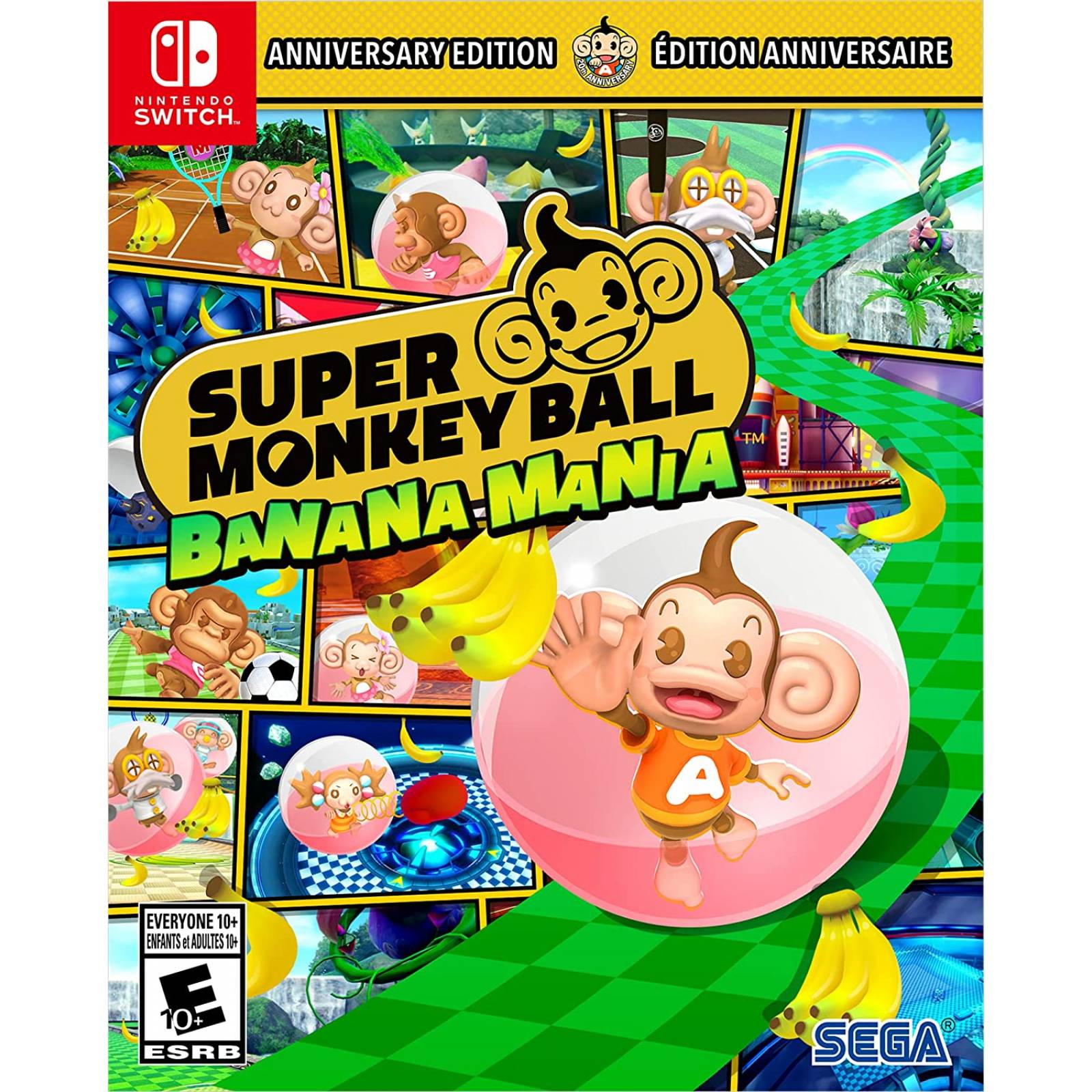 Super Monkey Ball Banana Mania Anniversary Edition - Nintendo Switch