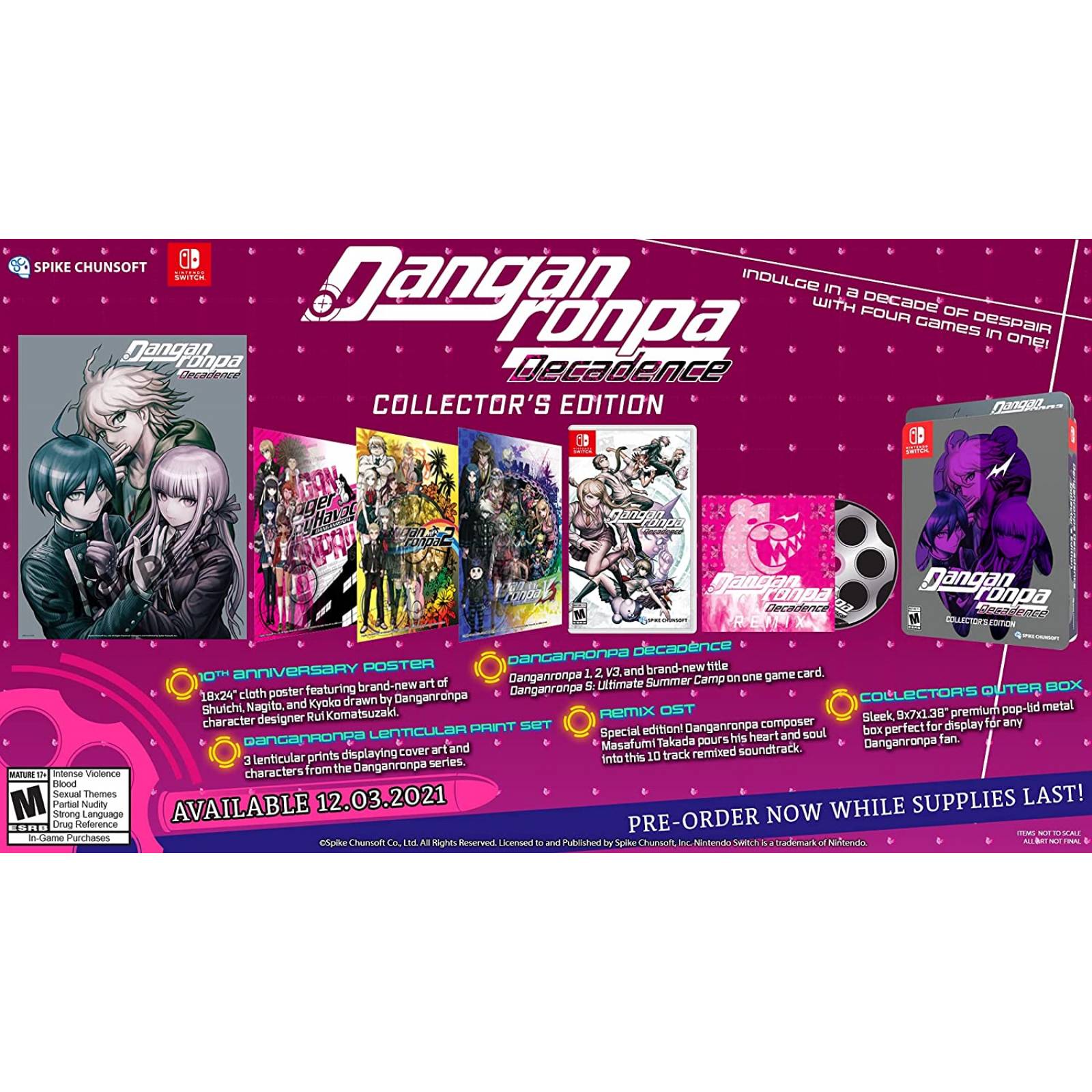 Danganronpa Decadence Collector's Edition - Nintendo Switch