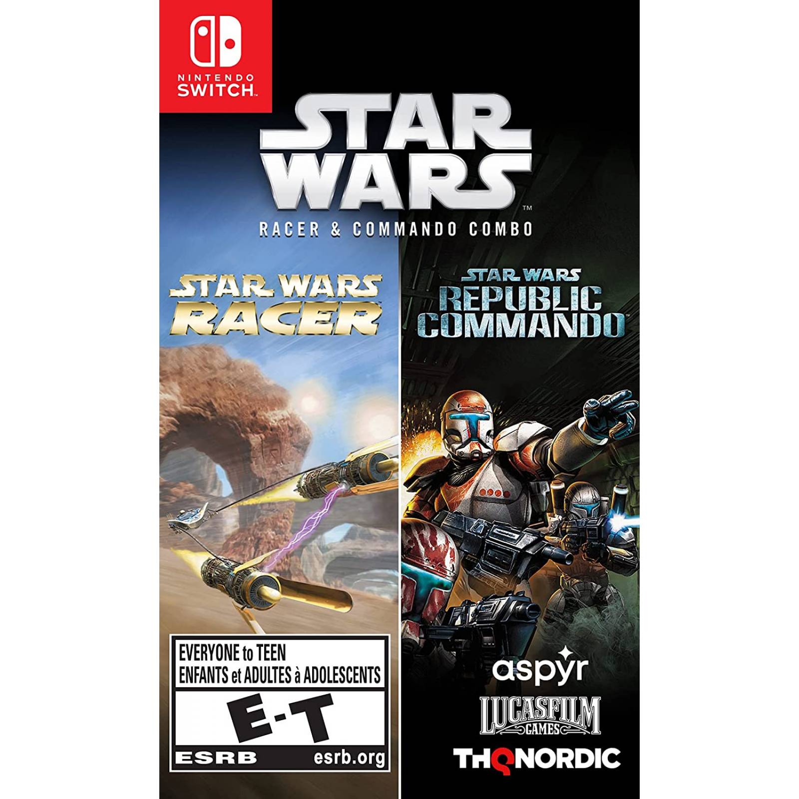 Star Wars Racer and Commando Combo - Nintendo Switch