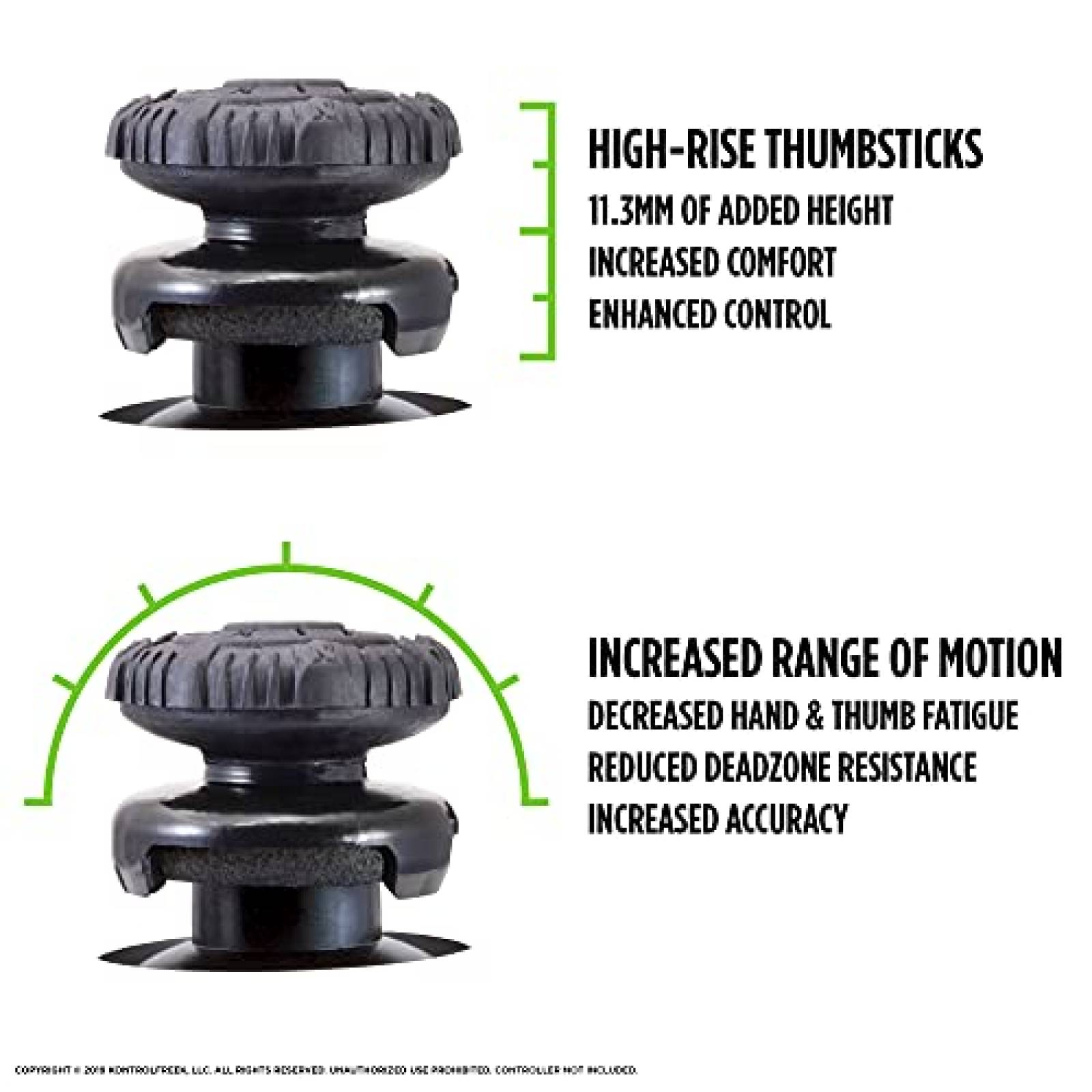 Joystick KontrolFreek FPS Freek Battle Royale Nightfall Negro - Nintendo Switch