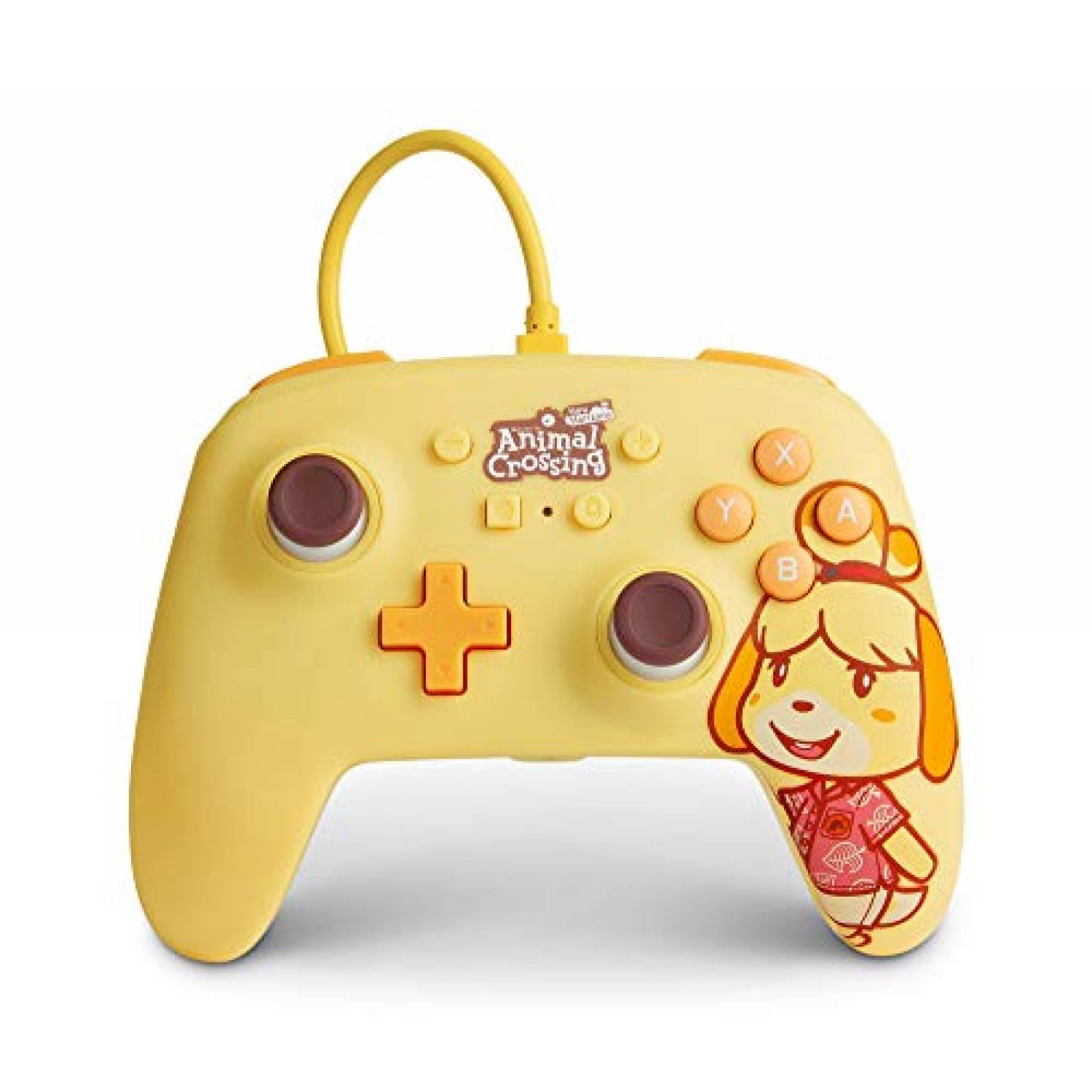 Control Alambrico Animal Crossing: Isabelle PowerA Amarillo - Nintendo Switch