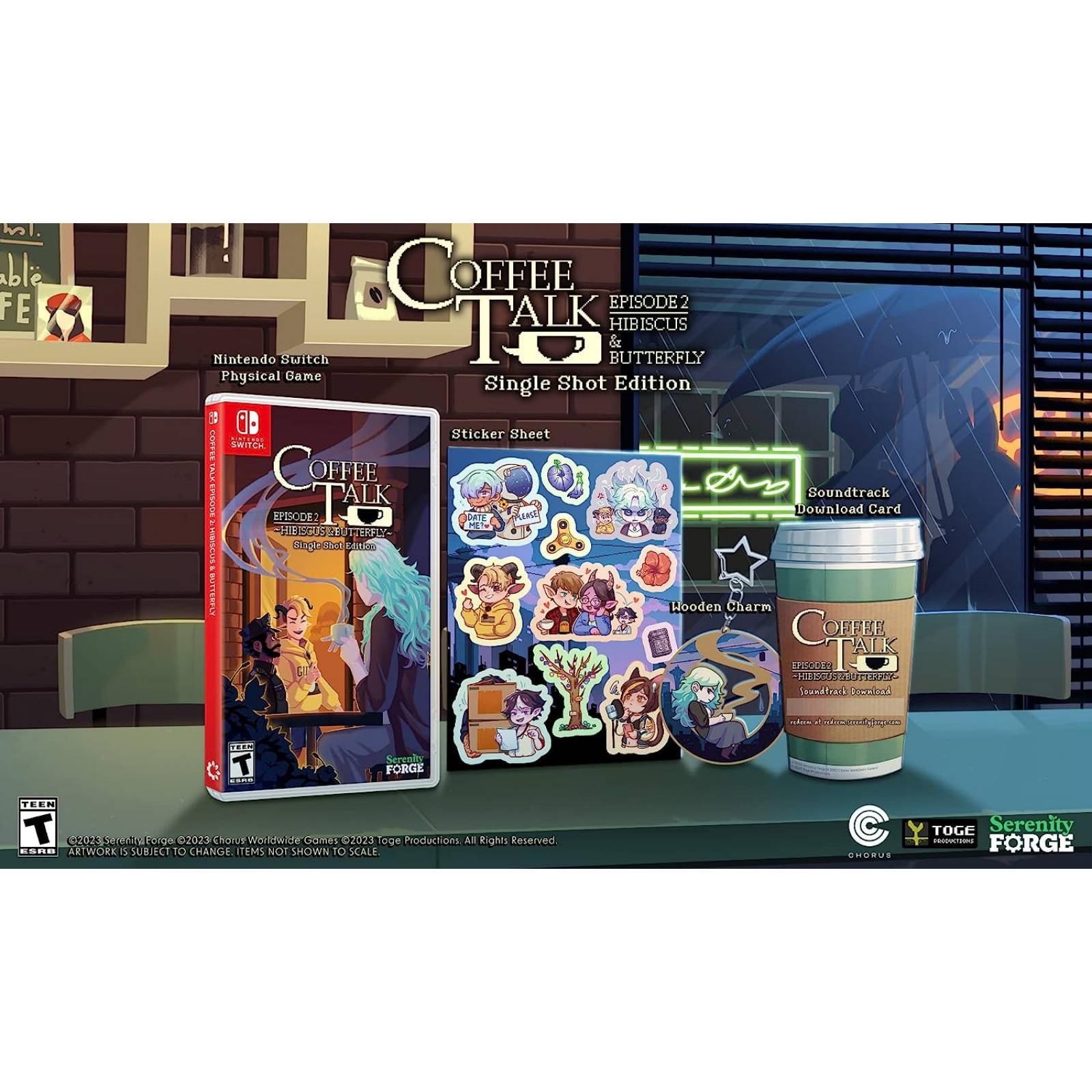 Coffee Talk Episode 2: Hibiscus & Butterfly Single Shot Edition - Nintendo Switch