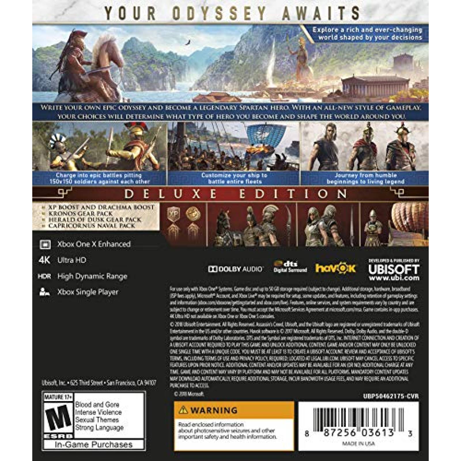 Assassin's Creed Odyssey Deluxe Edition - Xbox One