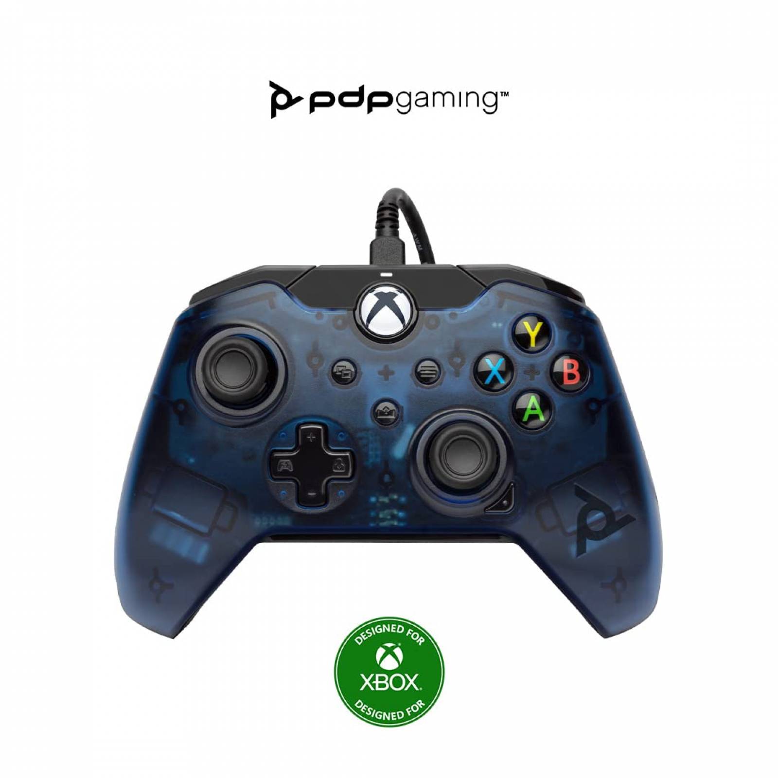PDP Wired Controller for Xbox Series X|S, Xbox One, Windows 10/11 - Midnight Blue