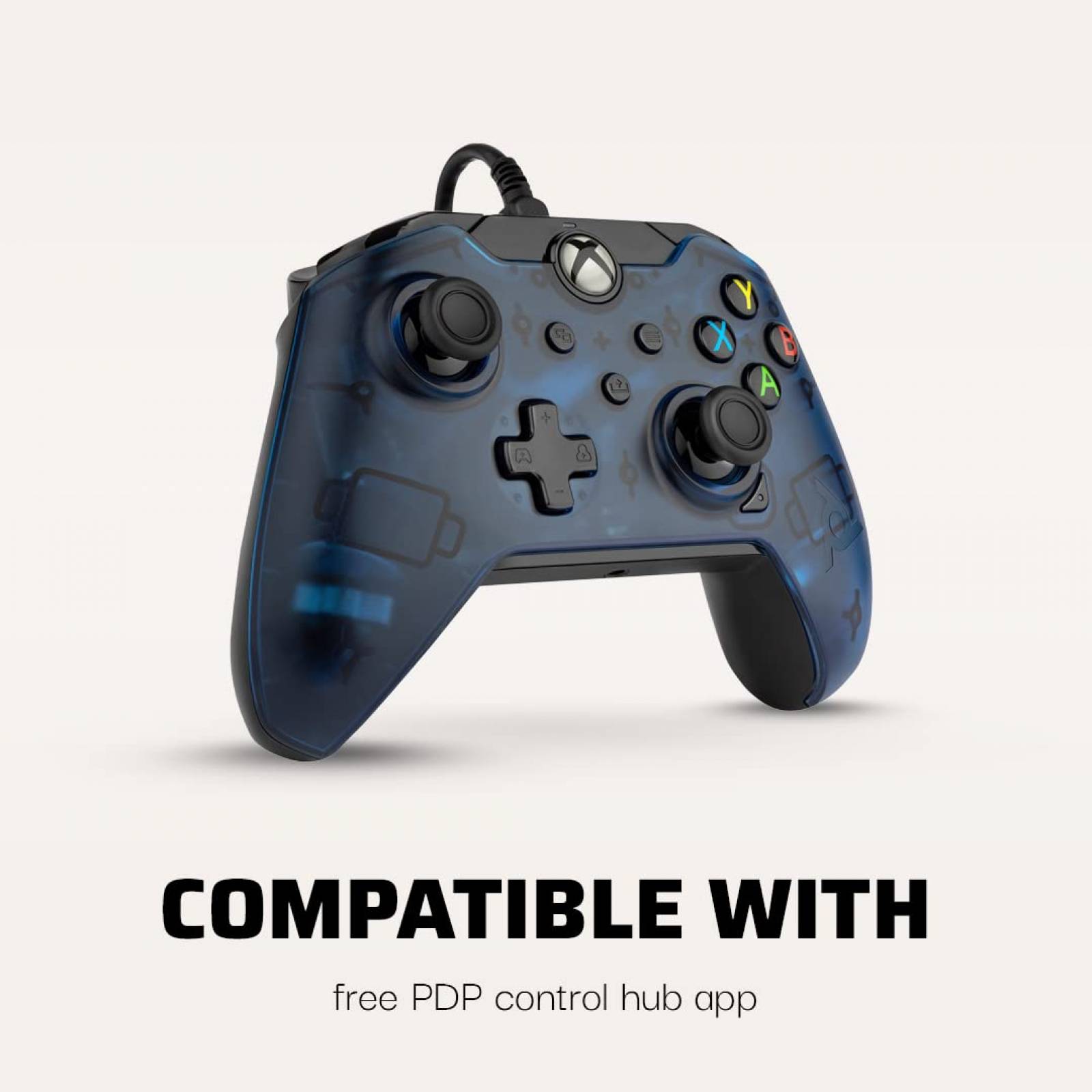 PDP Wired Controller for Xbox Series X|S, Xbox One, Windows 10/11 - Midnight Blue