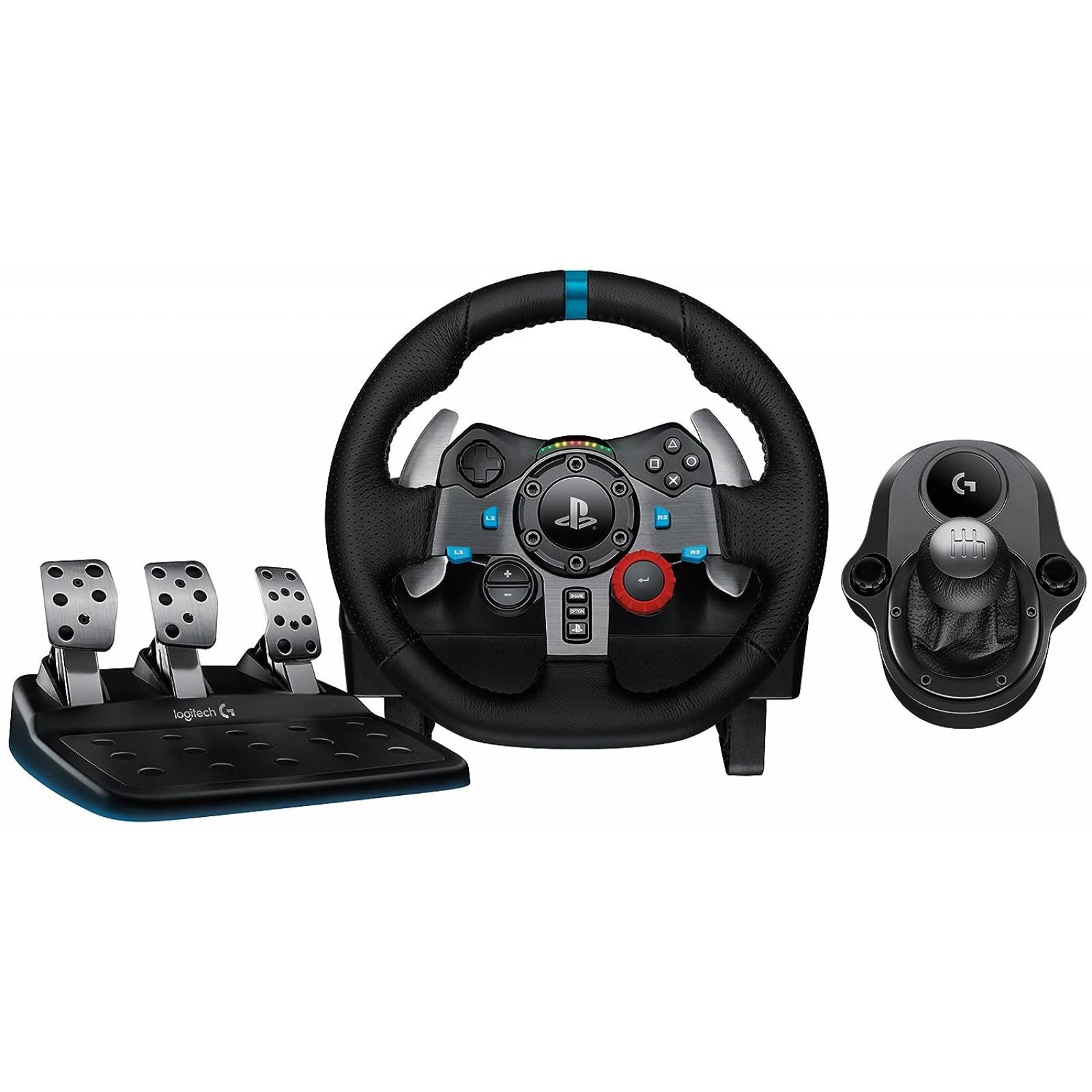 Volante + Palanca Logitech G920 (941-000121) - Playstation / PC