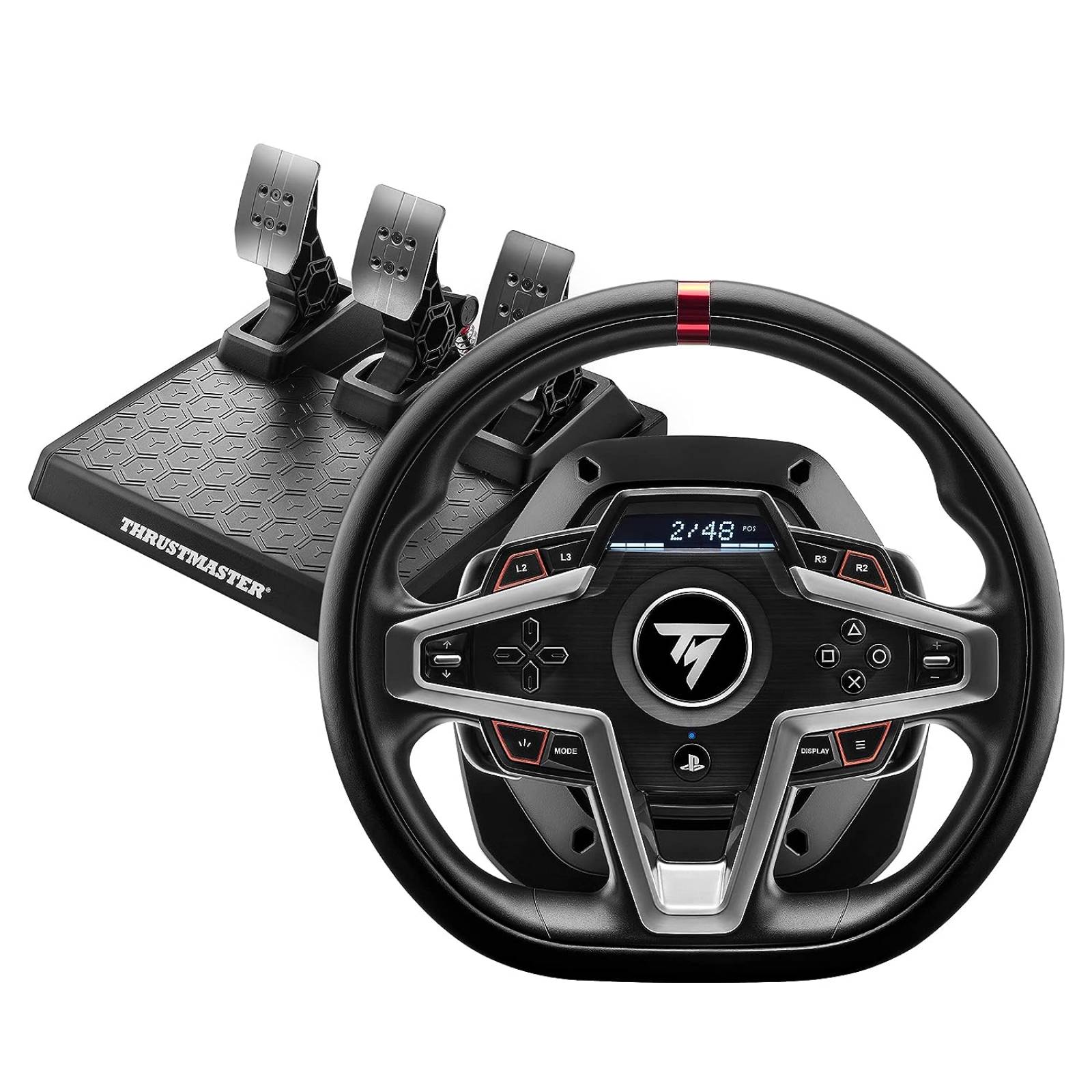 Thrustmaster T248P, Volante de Carreras con Pedales - PS5/  PS4 / PC