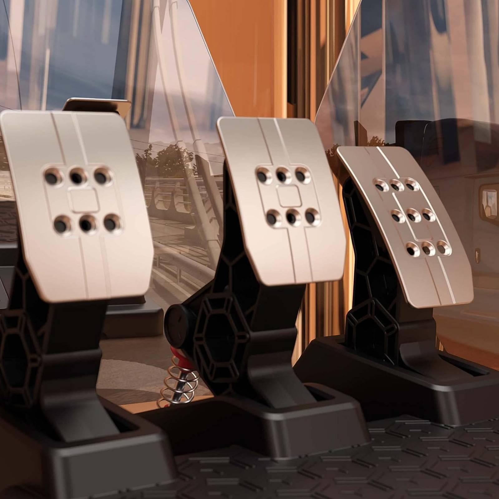 Thrustmaster T248P, Volante de Carreras con Pedales - PS5/  PS4 / PC