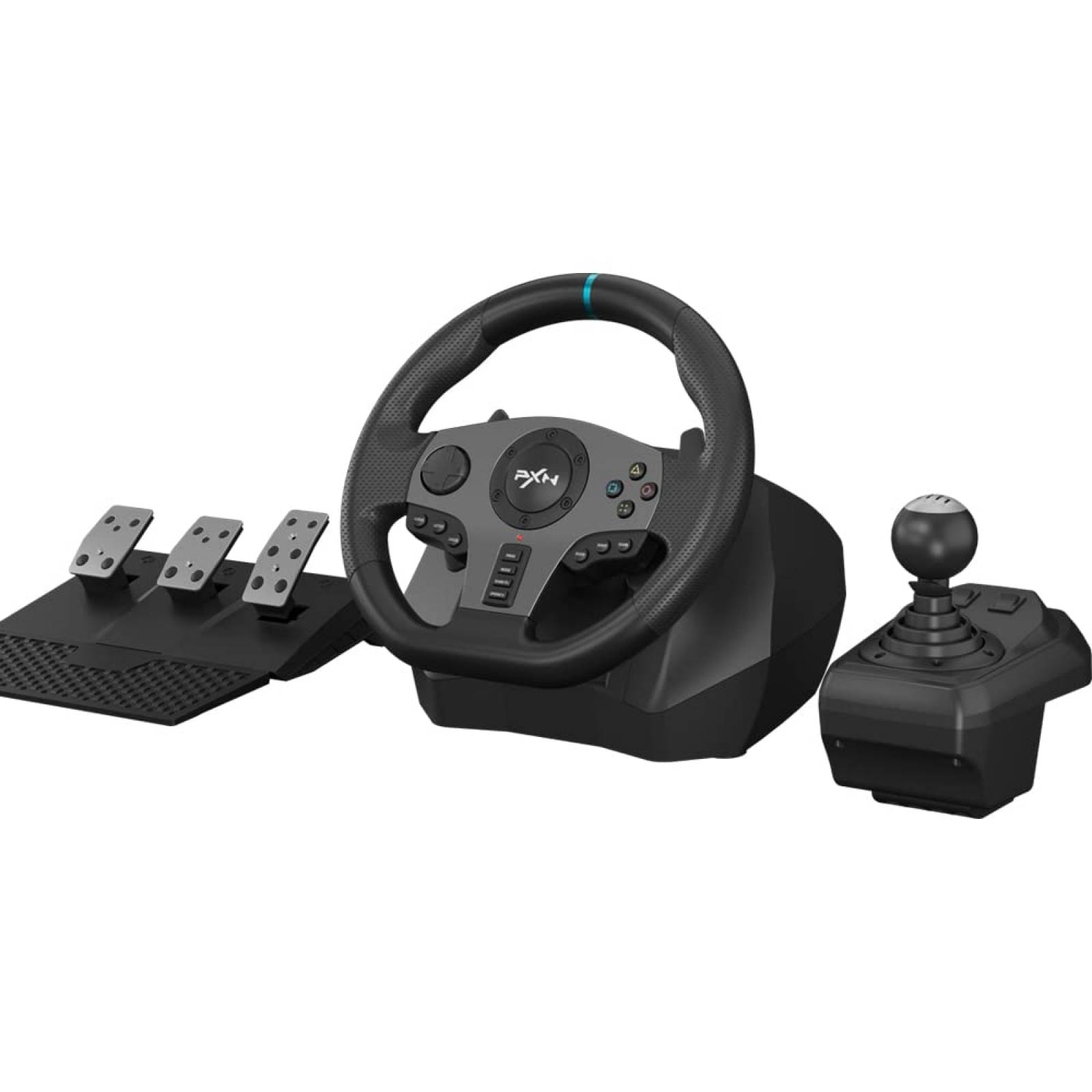 PXN V9 Volante de carrera con Pedales y Palanca - PS4 / PS3 / Xbox One /  X