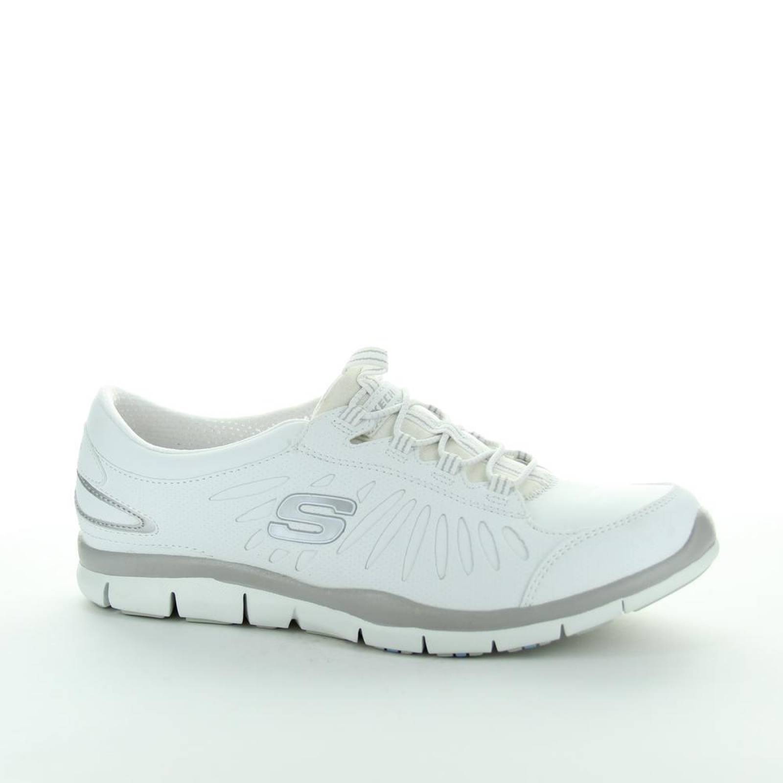 Tenis Skechers Mujer Blanco Textil 22377