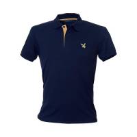 Playera Garanty Hombre Azul Algodon Poliester 5700