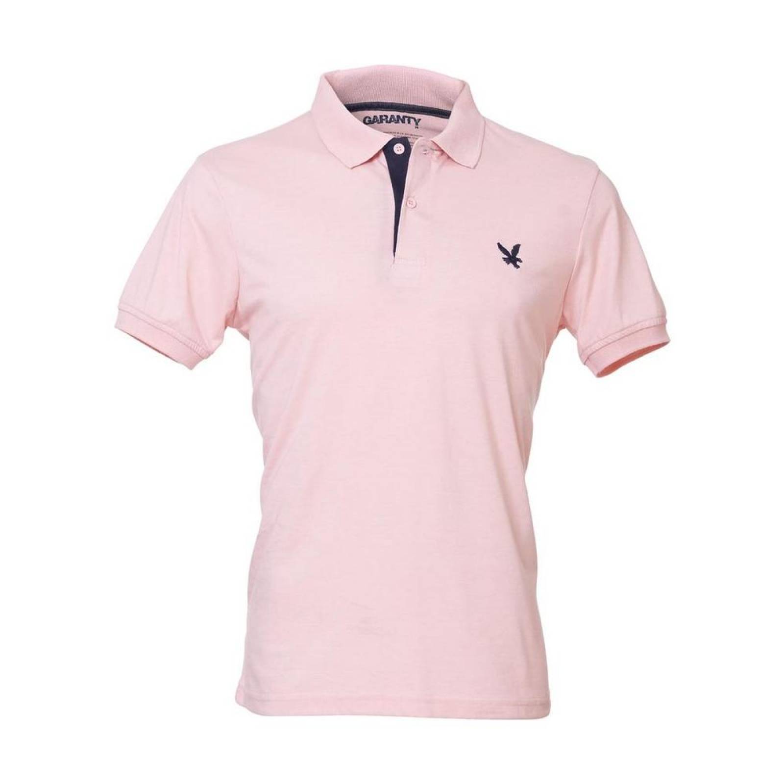 playera polo rosa hombre