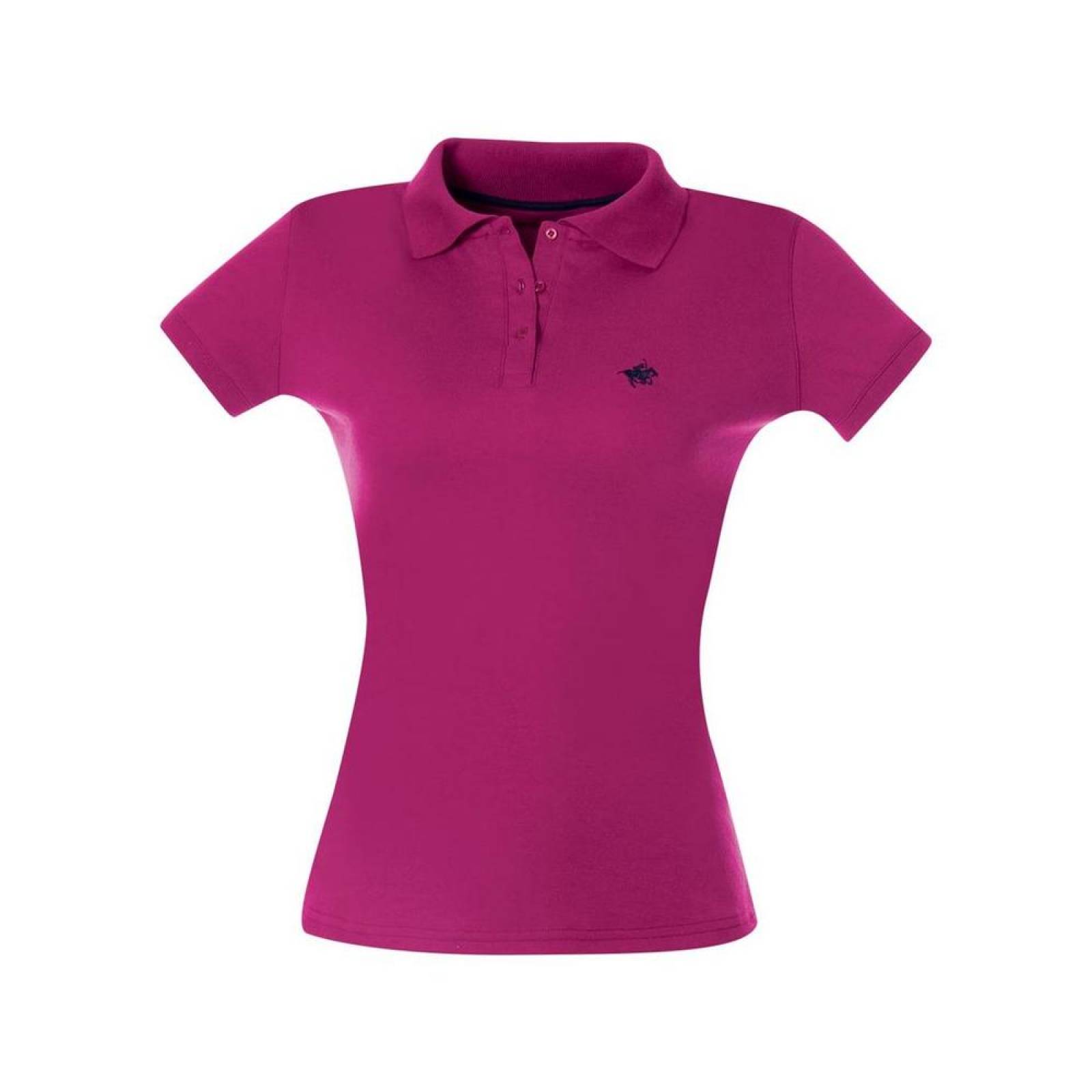 Playera Maba Girl Mujer Rosa Spandex Stw-Polo-02 