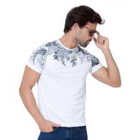 Playera Dolbie Hombre Blanco Algodon 6023