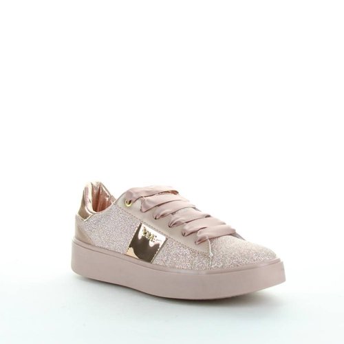 Tenis Baby Cats Mujer Oro Textil 181146 