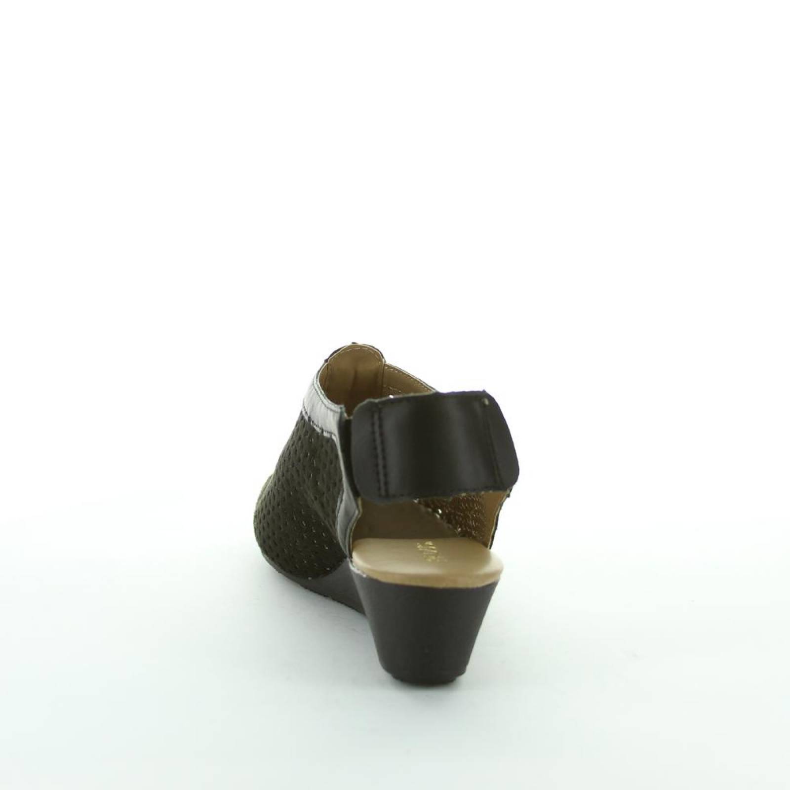 Zapato Casual Mujer Salvaje Tentación Negro 16103102 Tipo Nobuk 