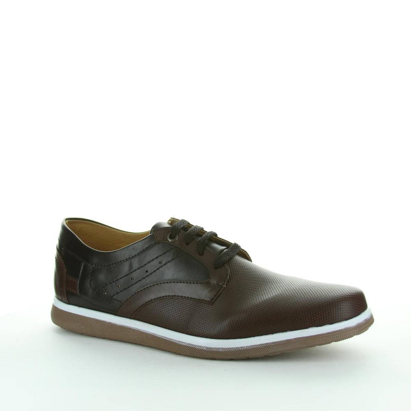 Zapato Casual Hombre Black Mont Cafe 21603100 Tacto Piel 