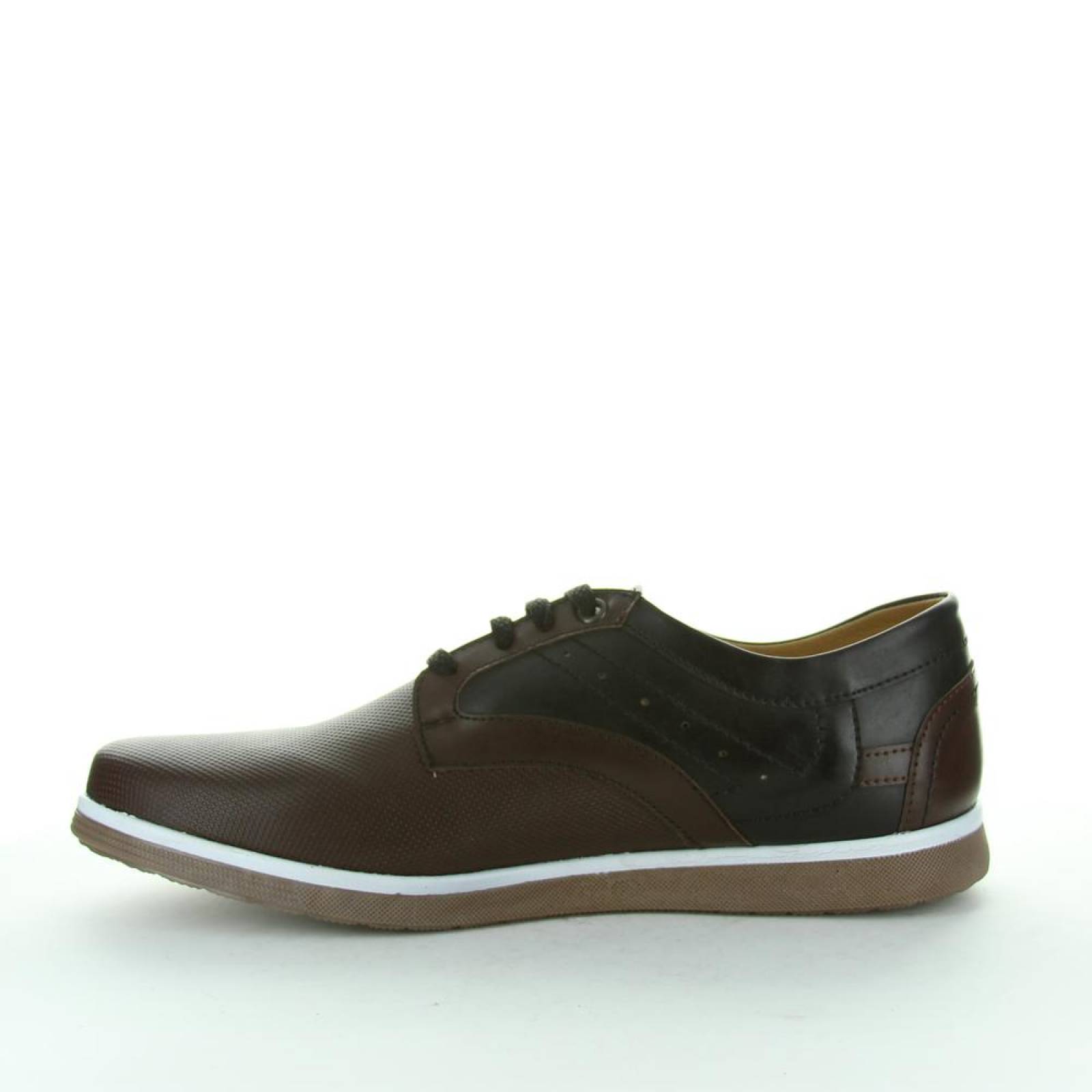 Zapato Casual Hombre Black Mont Cafe 21603100 Tacto Piel 