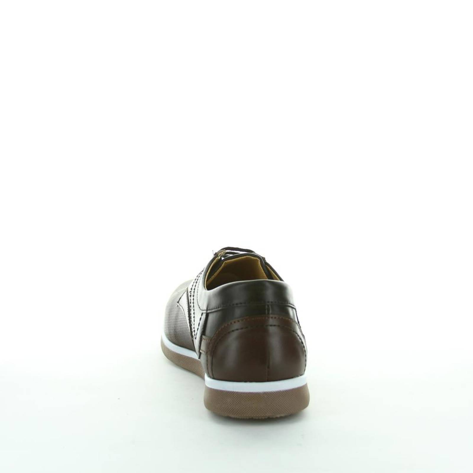 Zapato Casual Hombre Black Mont Cafe 21603100 Tacto Piel 