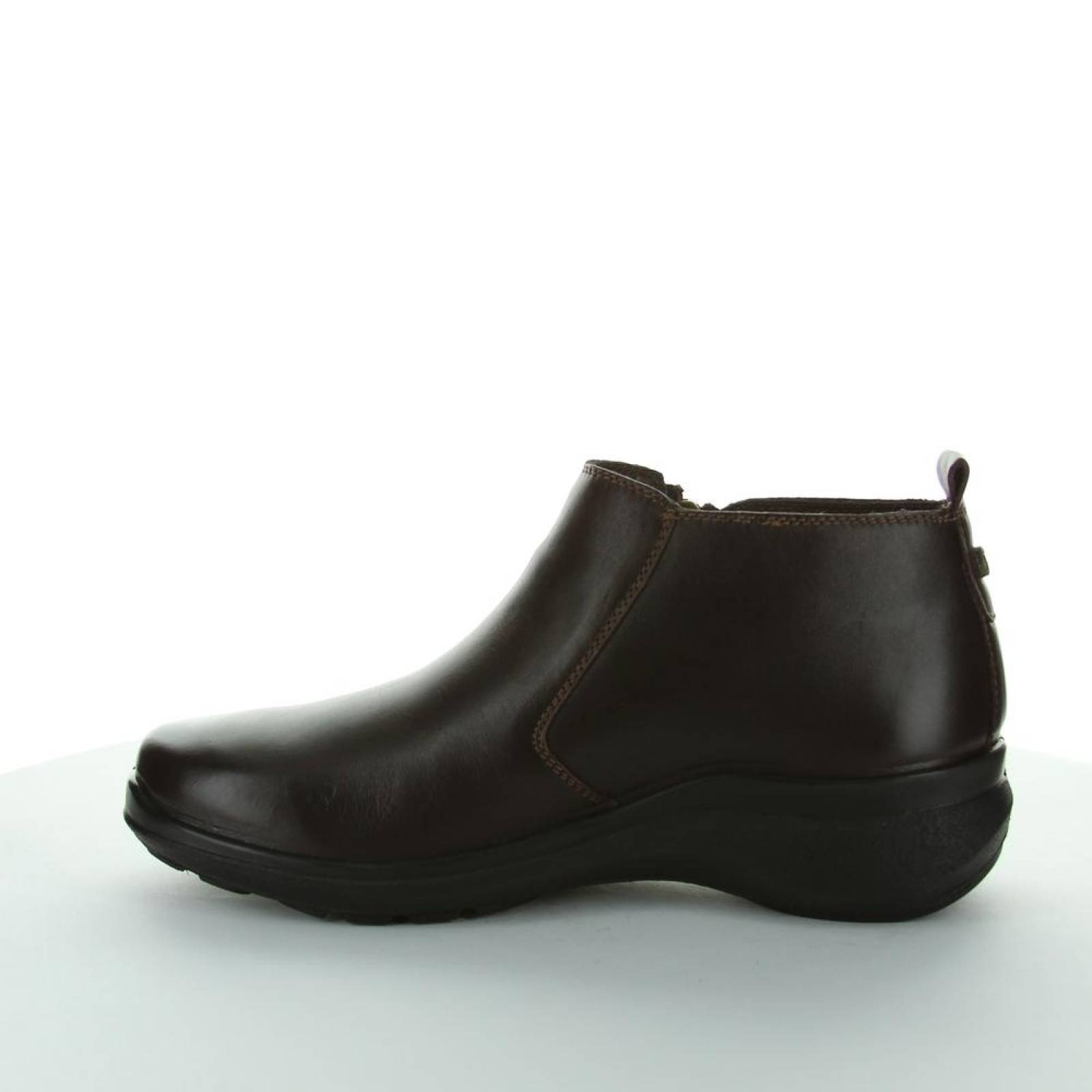 Botin Verde Tabaco Mujer Cafe Piel 8015 