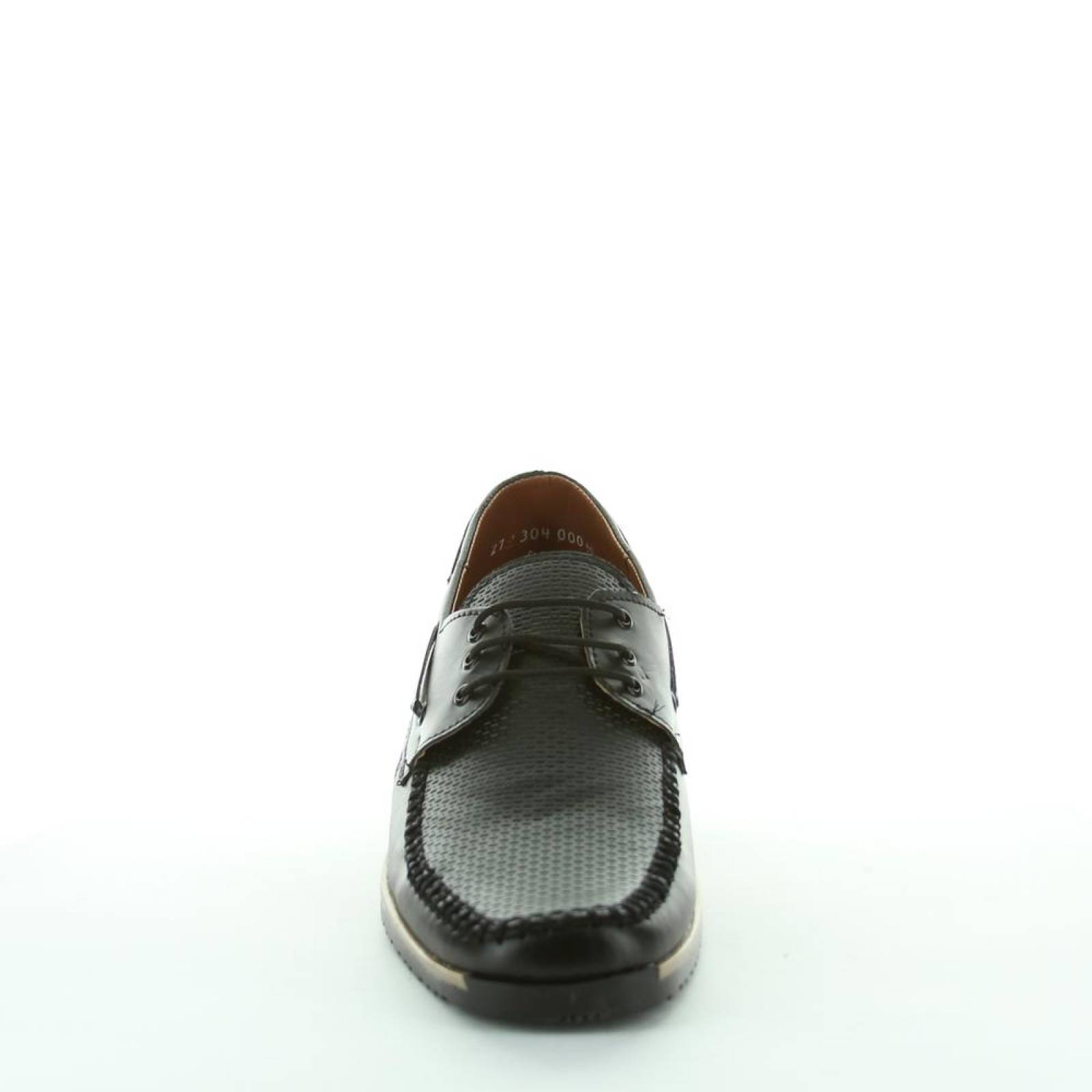Zapato Casual Hombre Nibiru Negro 21703101 Tacto Piel 