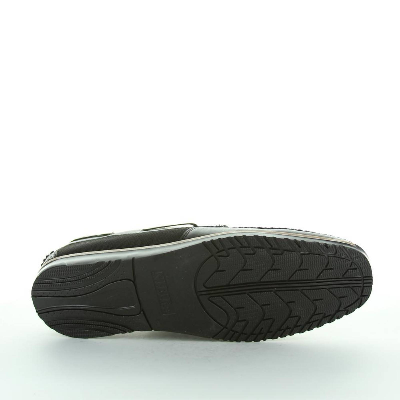 Zapato Casual Hombre Nibiru Negro 21703101 Tacto Piel 