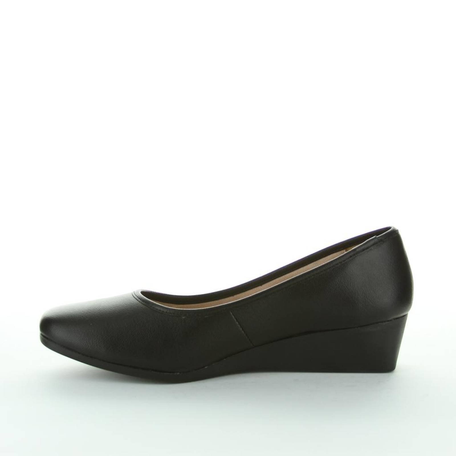 Zapato Casual Mujer Salvaje Tentación Negro 16103101 Tacto Piel 