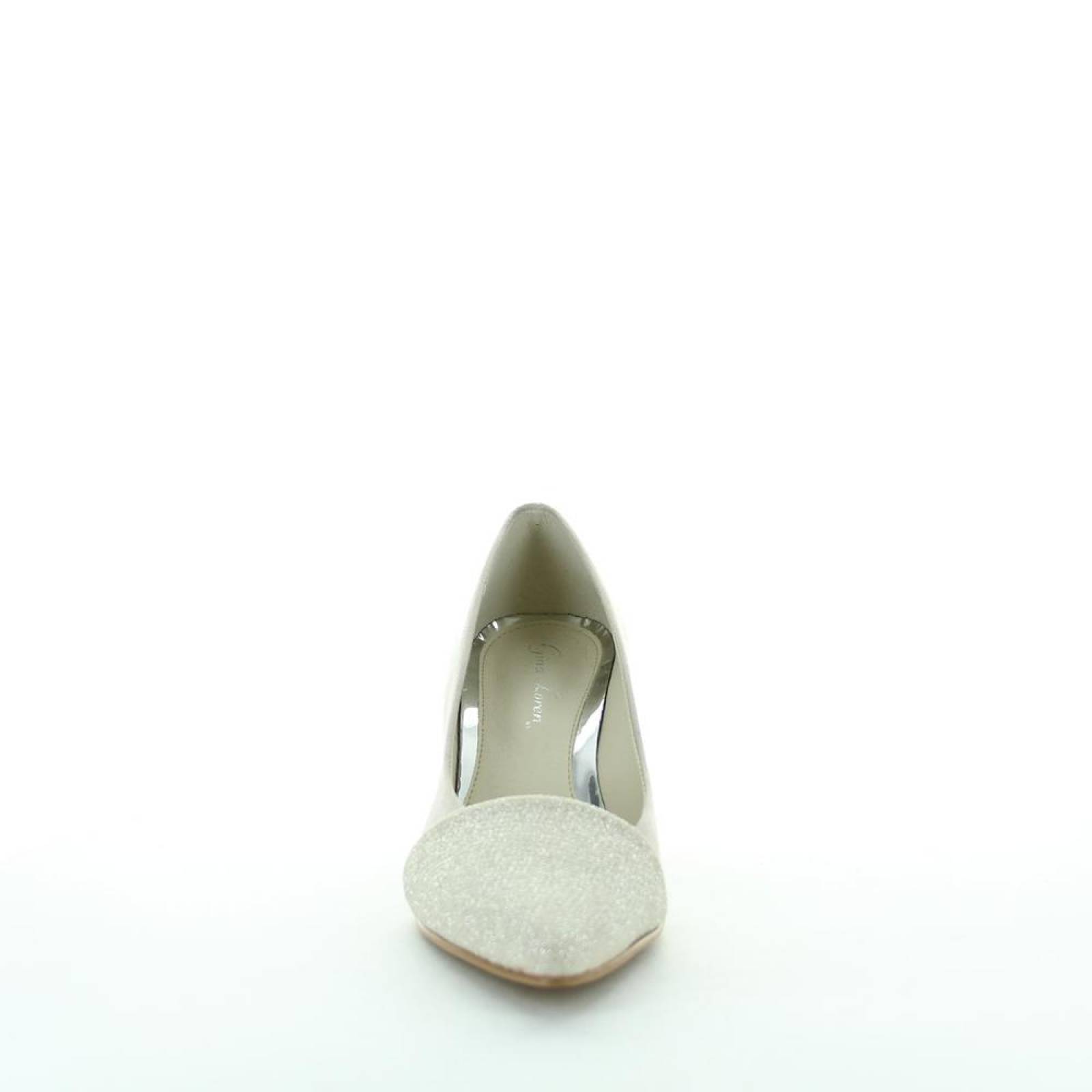 Zapatilla Gina Loren Mujer Beige Textil 2310 