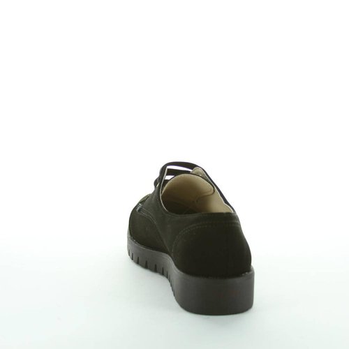 Zapato Casual Mujer Lory Negro 20203102 Tipo Nobuk 