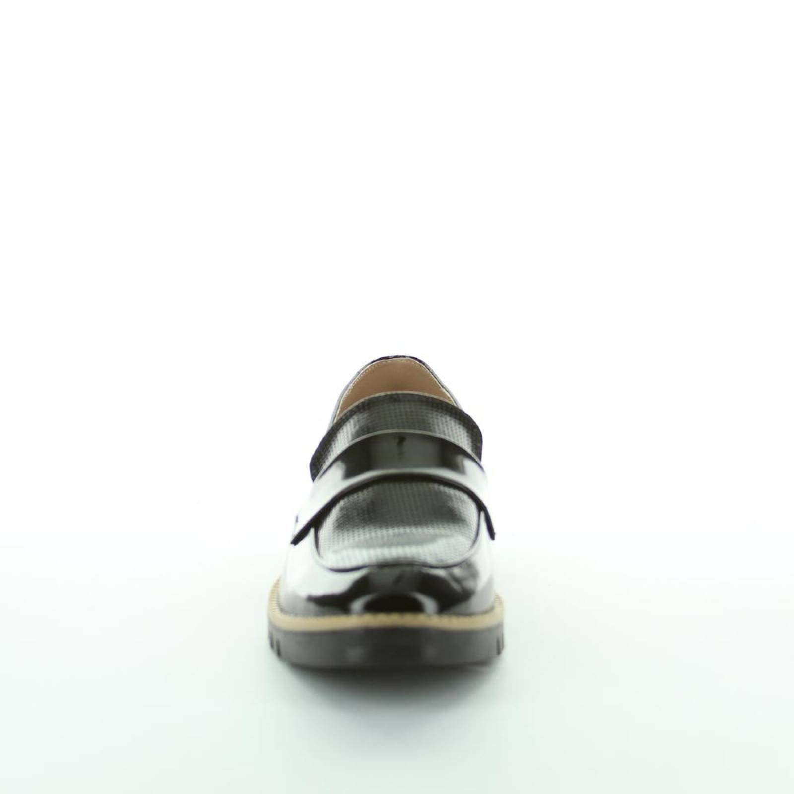 Zapato Casual Mujer Salvaje Tentación Negro 06203106 Tipo Charol 