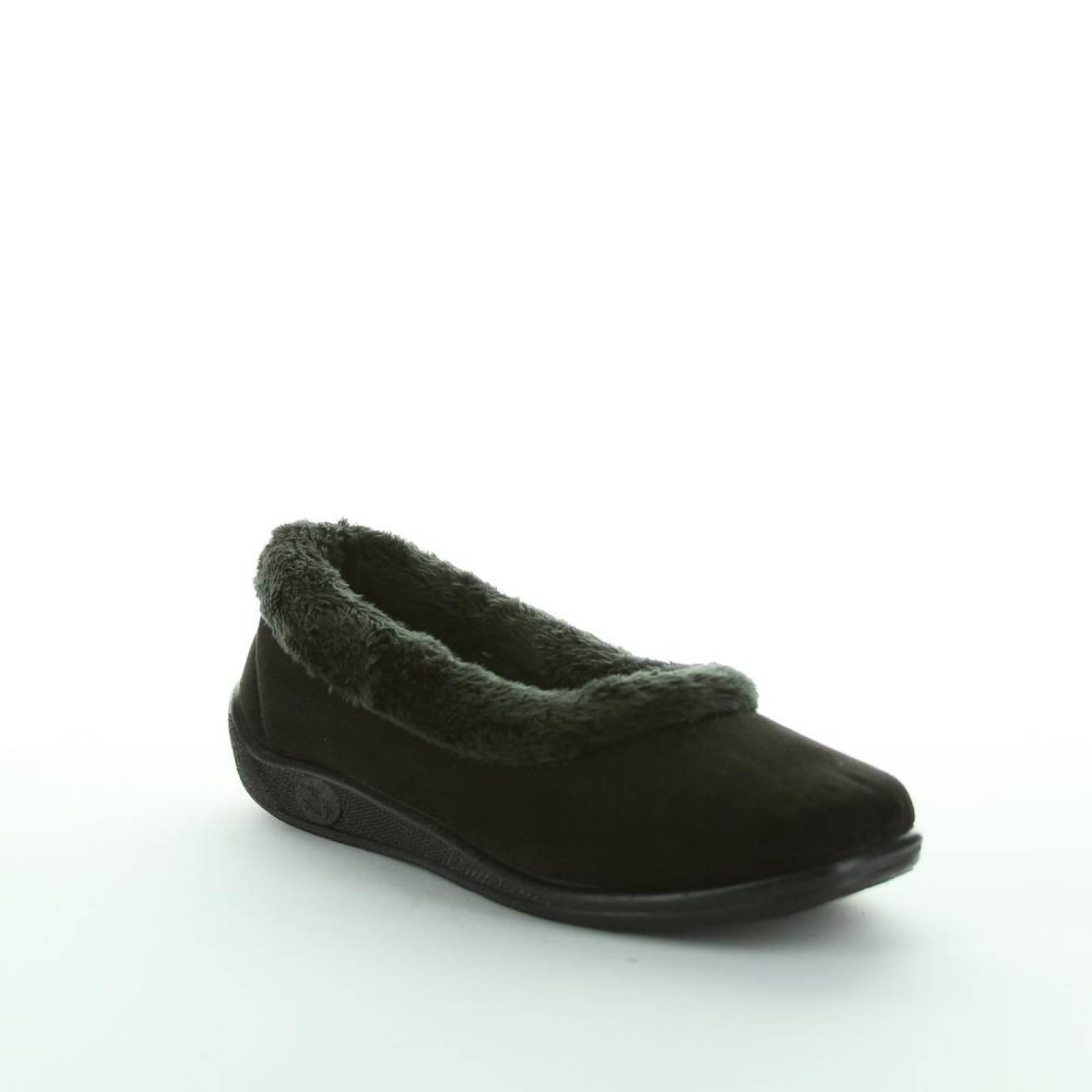 Zapato Confort Mujer Salvaje Tentación Negro 22403101 Textil 