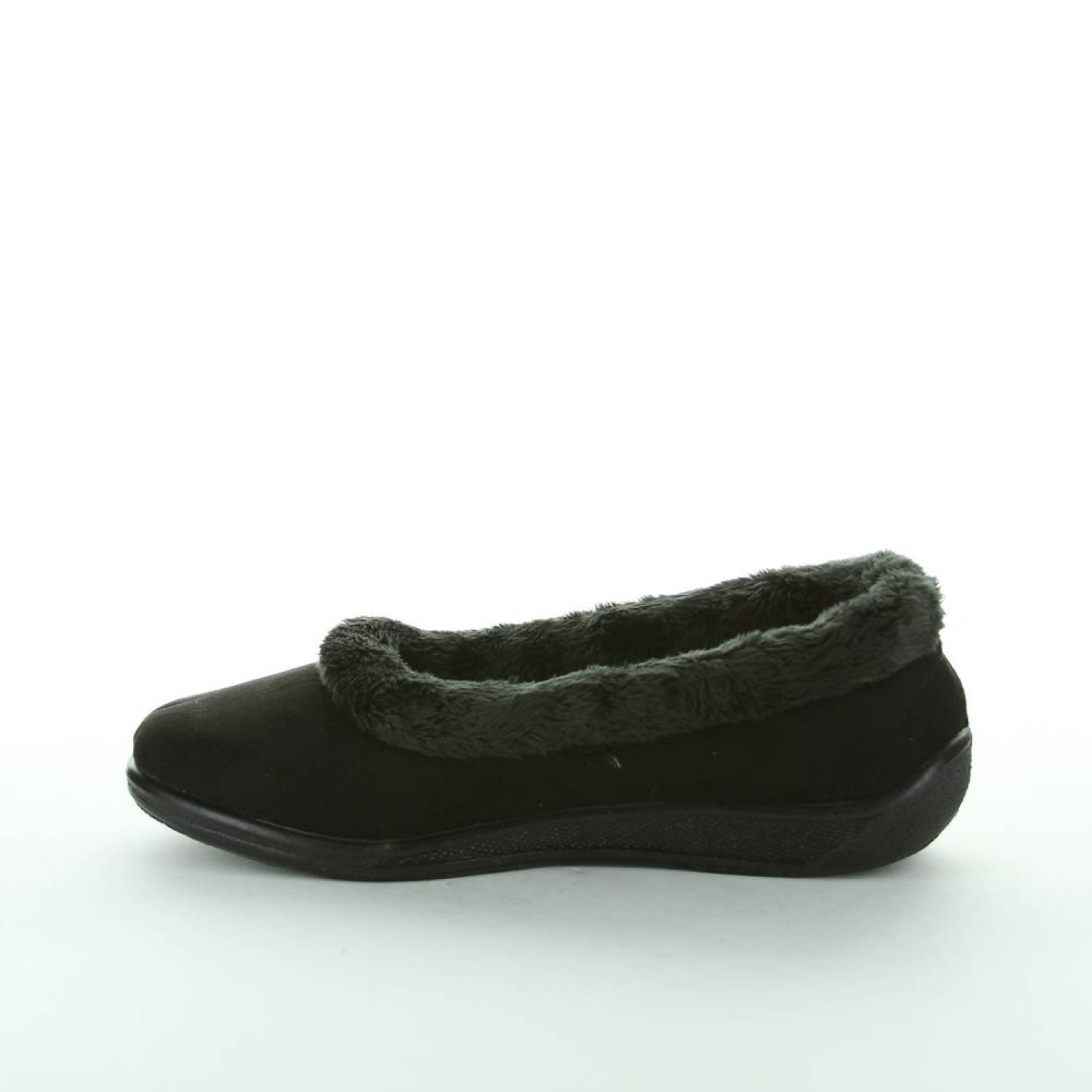 Zapato Confort Mujer Salvaje Tentación Negro 22403101 Textil 