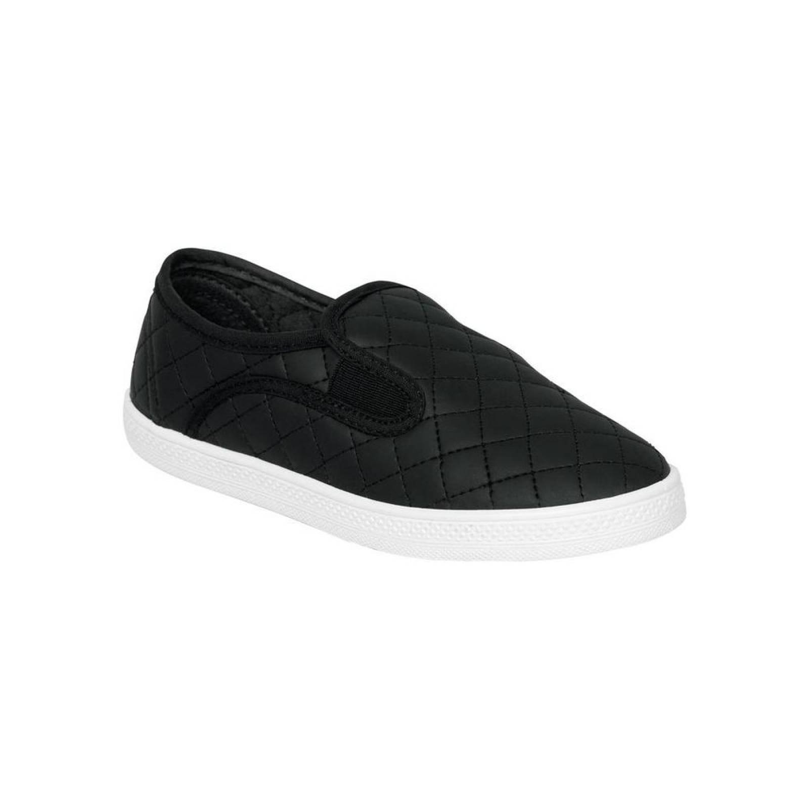 Tenis Por Salvaje Tentación Niña Negro Textil 