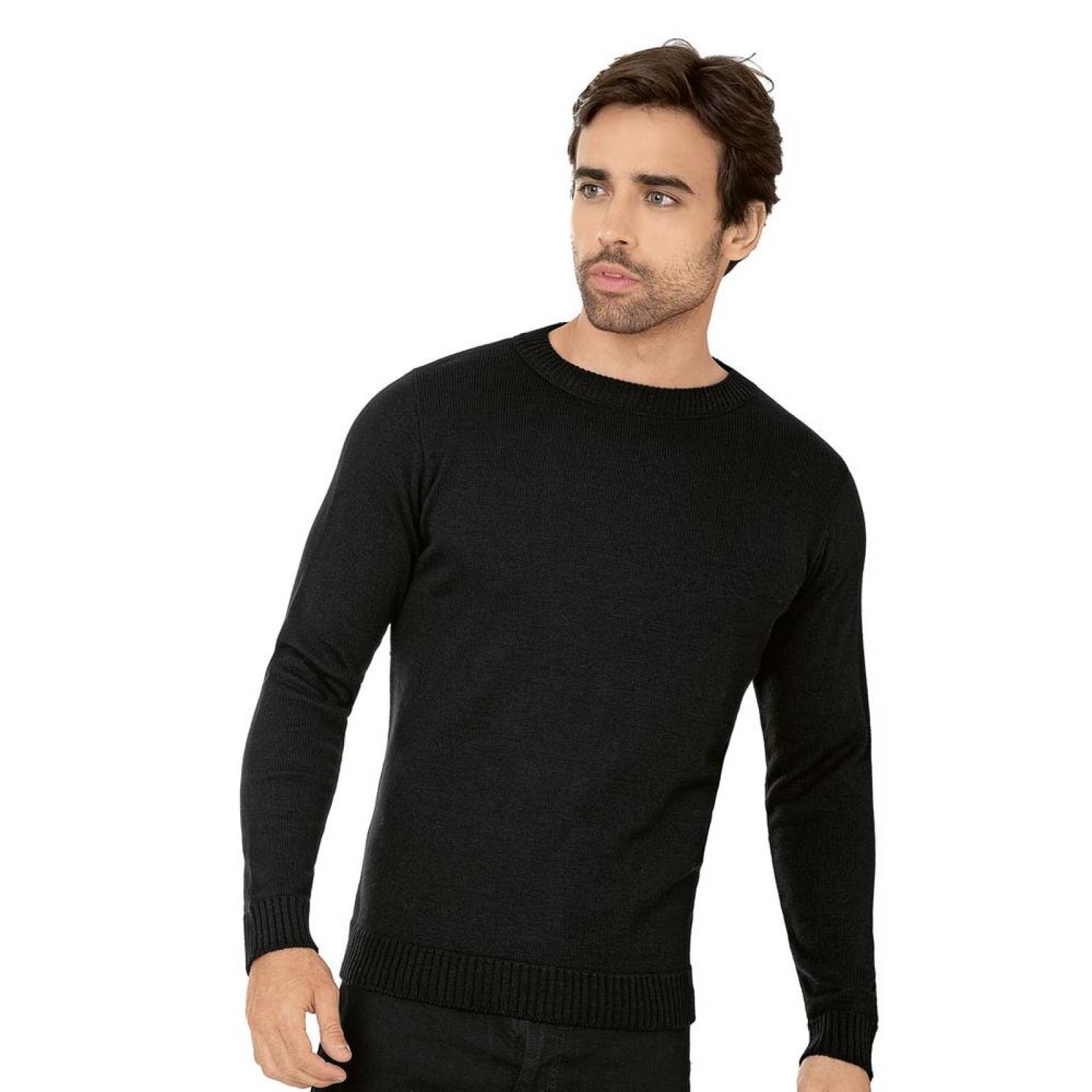 Sweater Hombre Salvaje Tentación Negro 71703320 Acrílico 