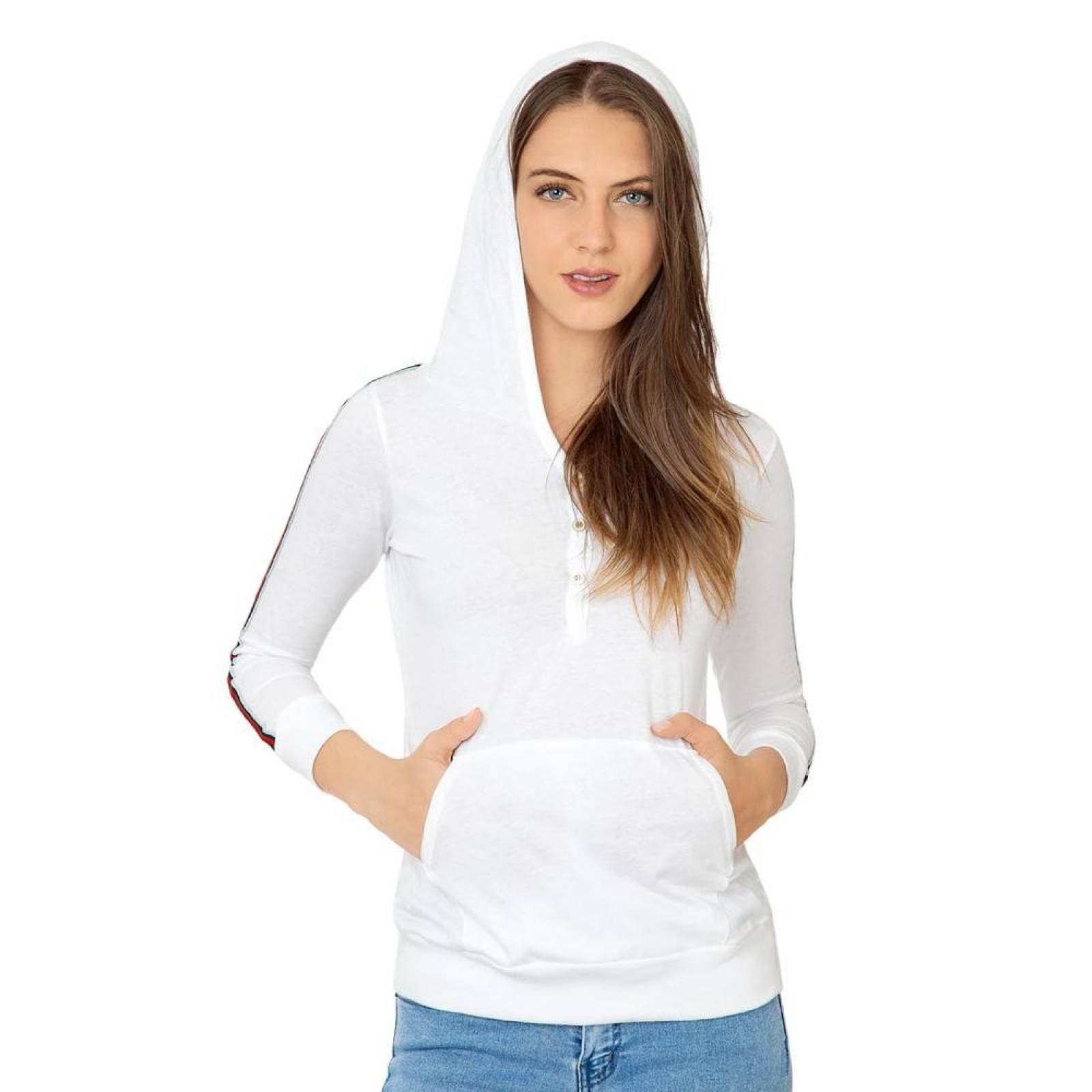 Playera Moda Mujer Furor Blanco 62105341 Spandex 