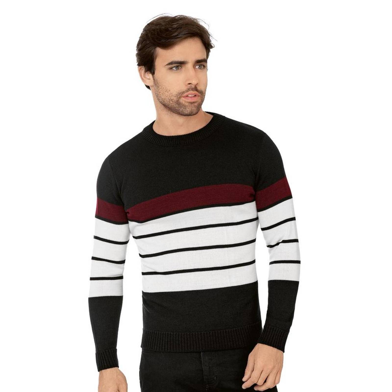 Sweater Hombre Salvaje Tentación Negro 71703314 Acrílico 