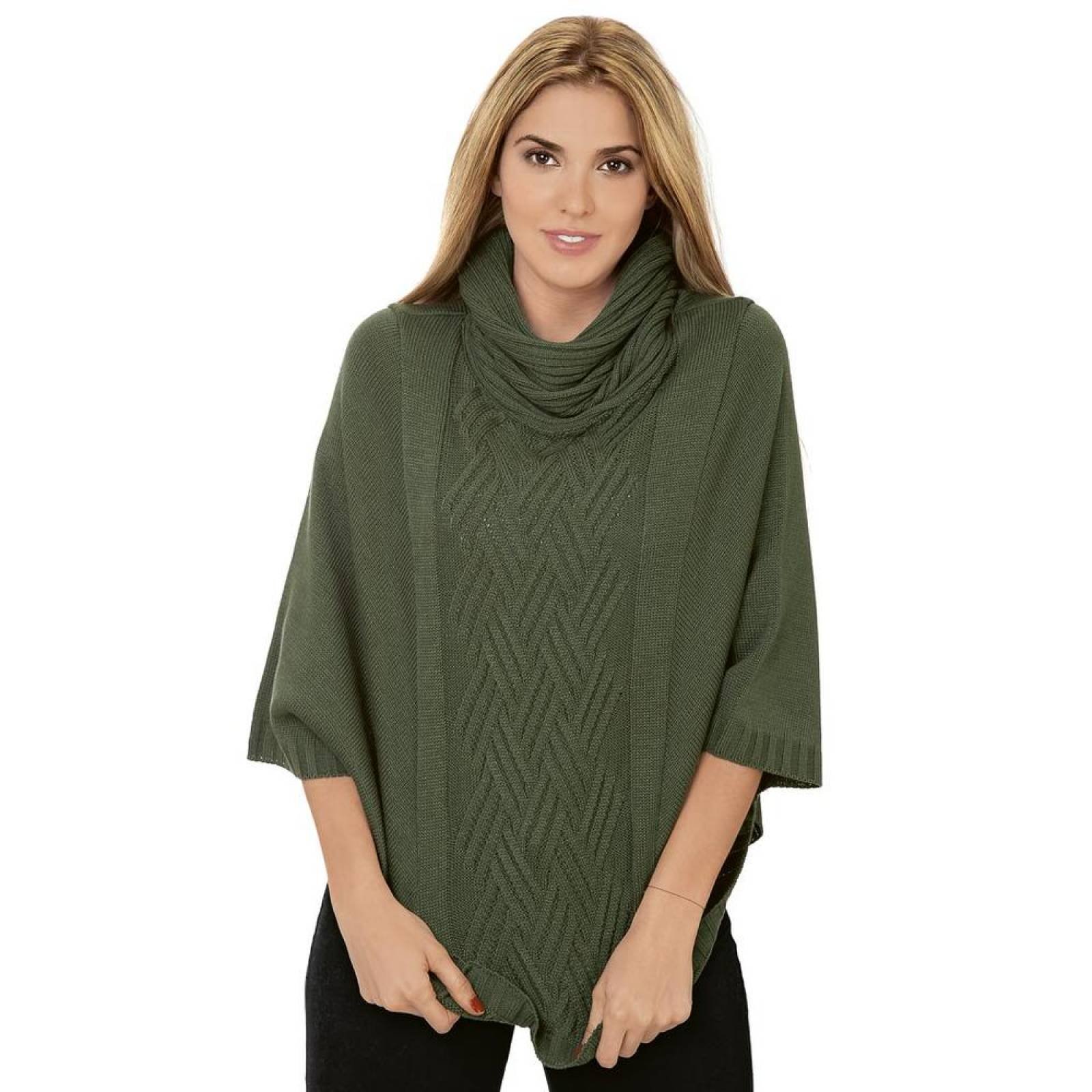 Sweater Salvaje Tentacion Mujer Verde Acrílico 