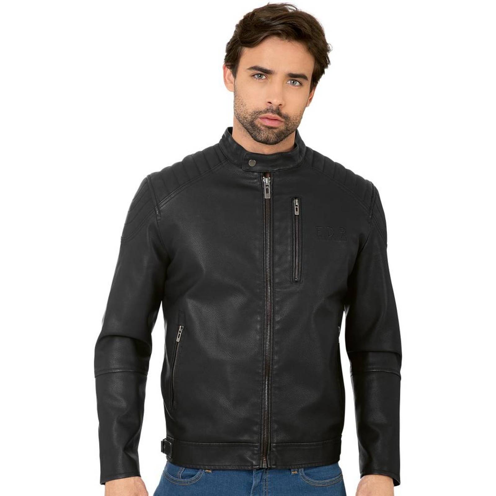 Chamarra Furor Hombre Negro Vini-Piel 320406 