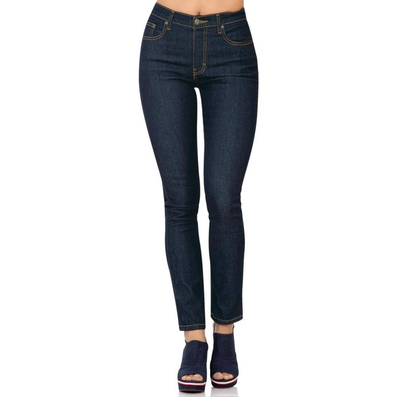 Jeans Básico Mujer SCandia Indigo 65003004 Mezclilla Stretch 