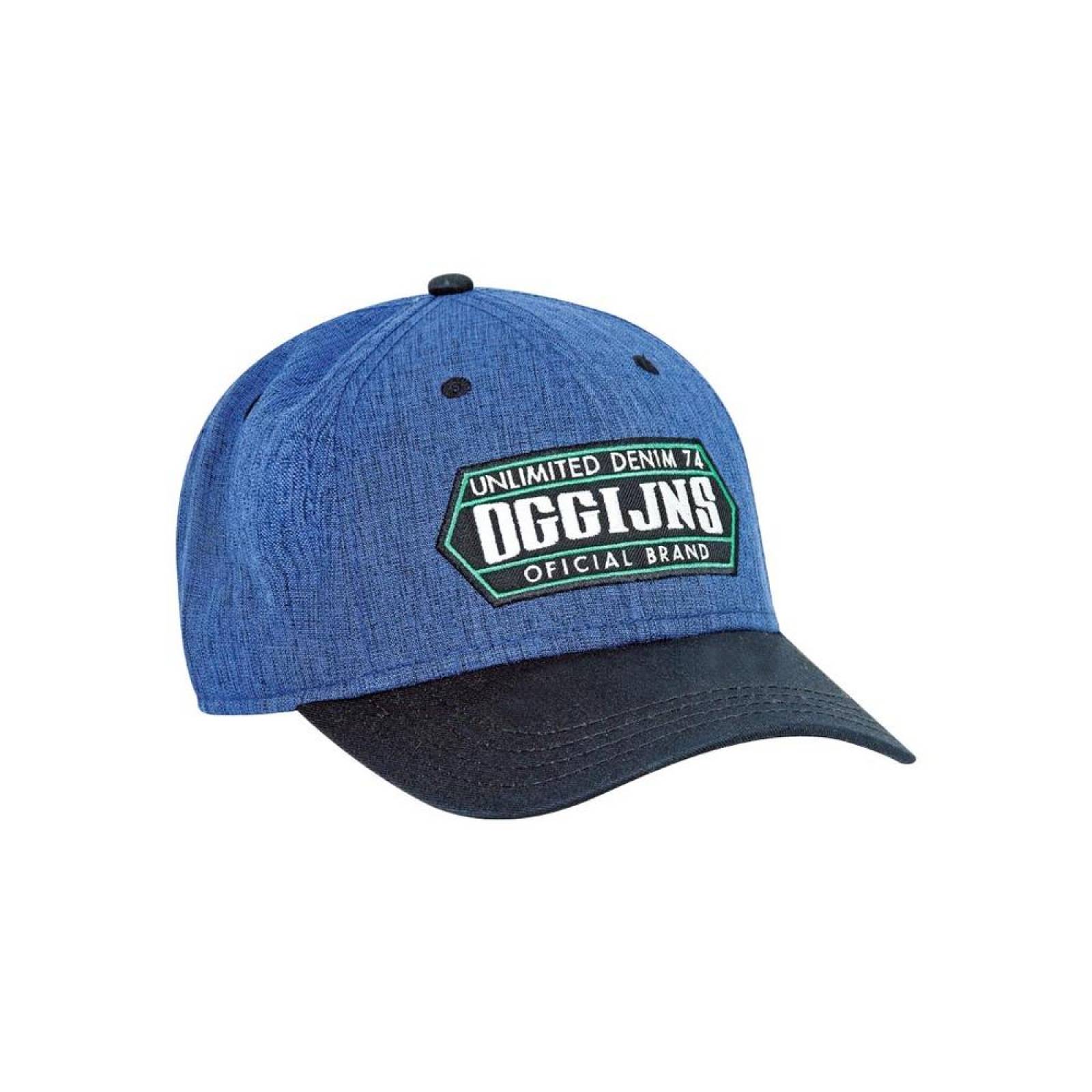 Gorra Oggi Jeans Unisex Azul Negro Algodón Poliéster 