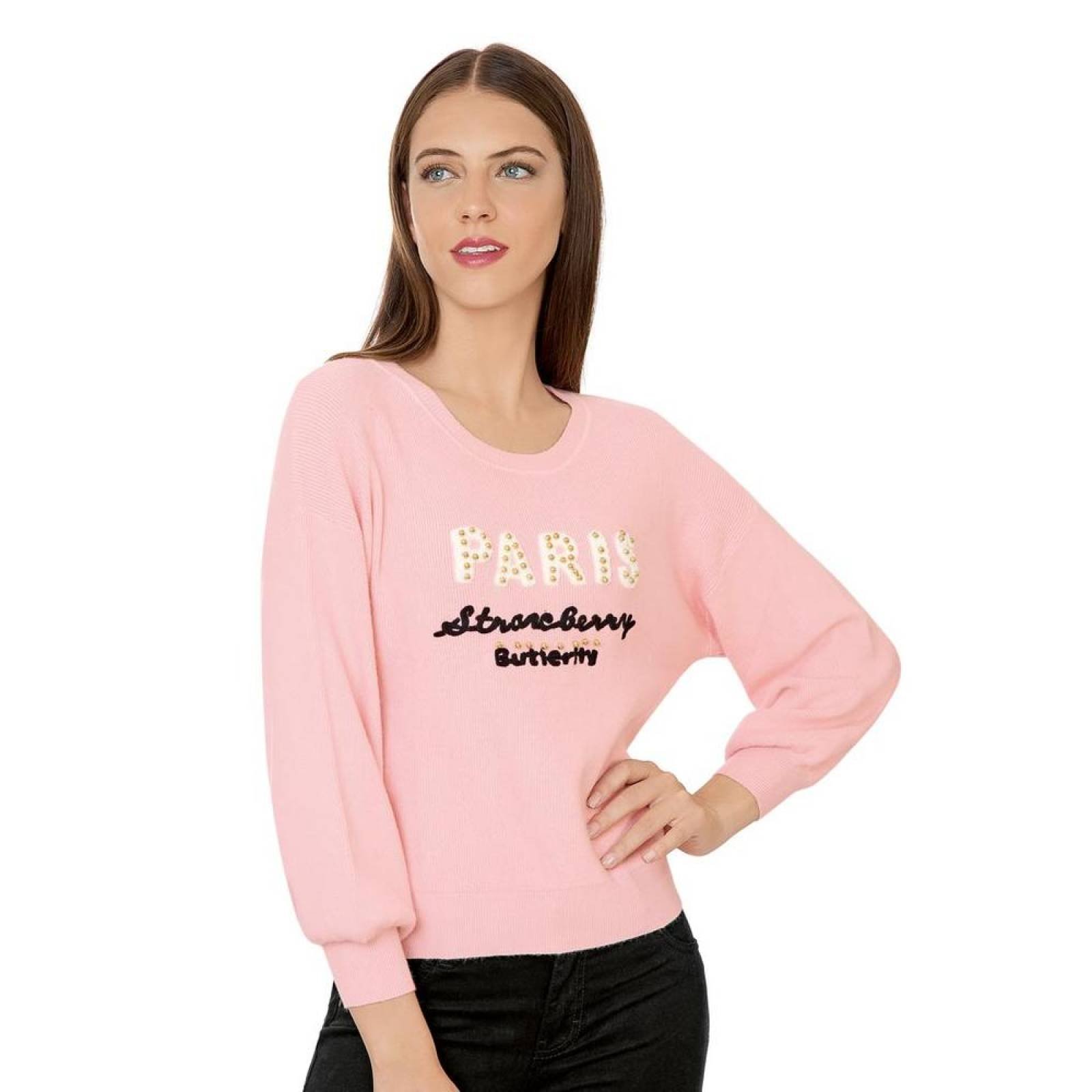 Sweater Mujer Salvaje Tentación Rosa 76803302 Spandex 